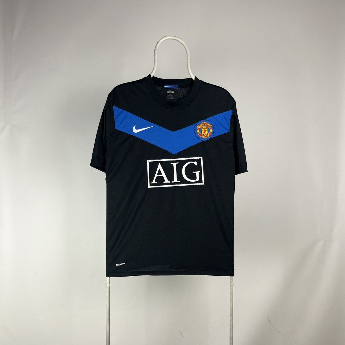 Nike NIKE Manchester United 2009/10 AIG AWAY SHIRT JERSEY SIZE M Size US M / EU 48-50 / 2 - 1 Thumbnail