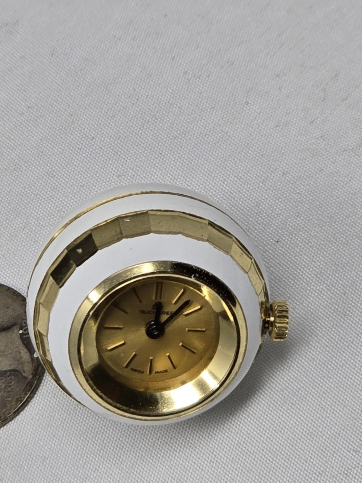 Daniel Buchler Vtg Bucherer Swiss Ball Pendant Watch - Works Enamel Detail Size ONE SIZE - 1 Thumbnail
