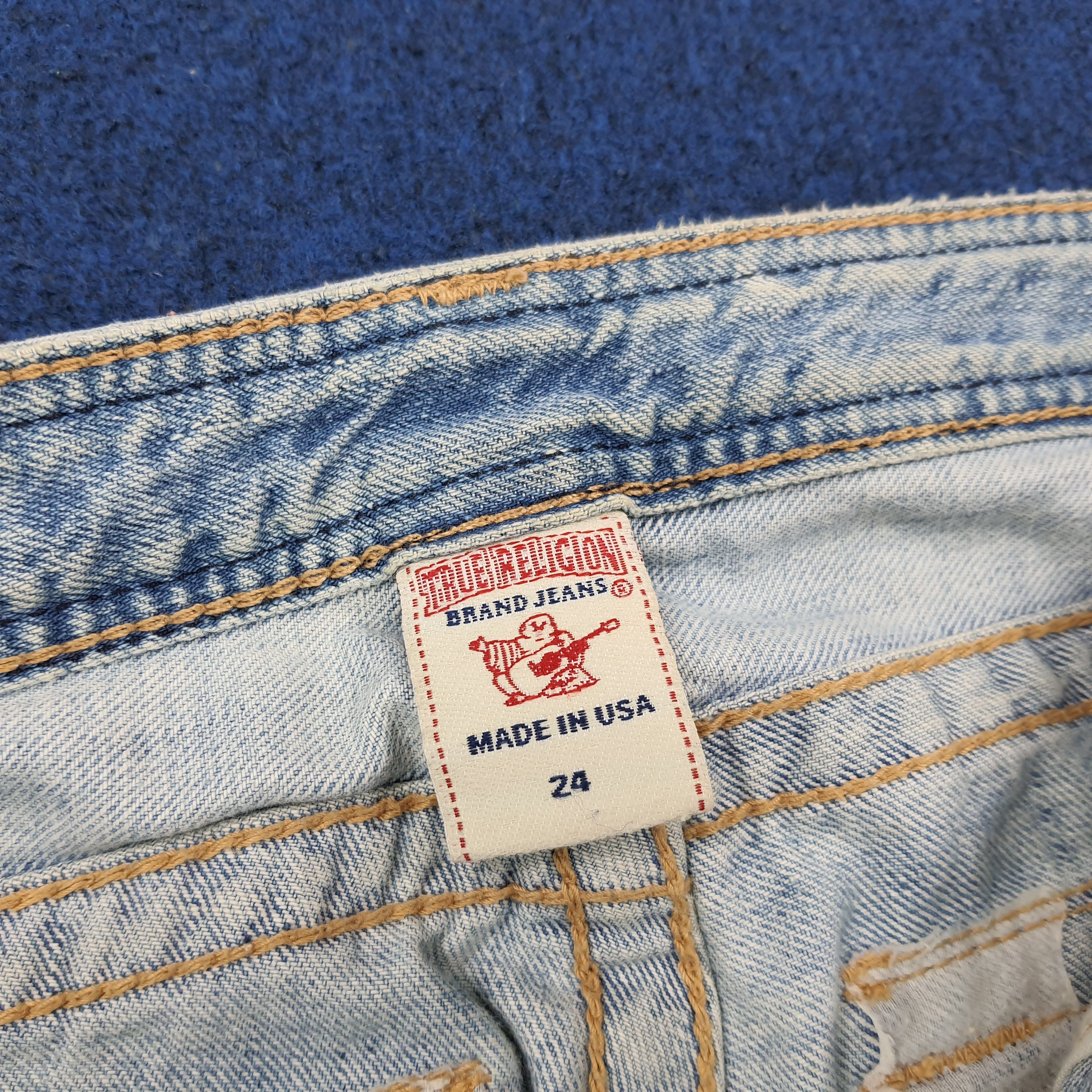 True Religion Vintage True Religion JOEY Floral Flare Jeans C297N7 Size 28" / US 6 / IT 42 - 8 Thumbnail