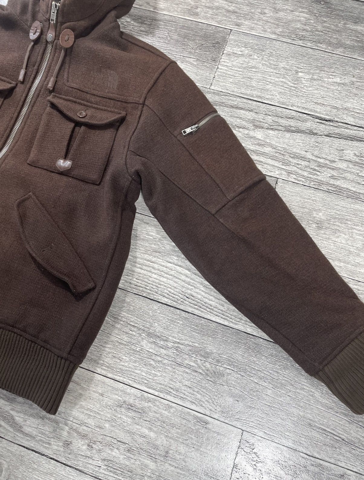 The North Face Rare Vintage The North Face 2008 Wool MA-1 Style Bomber Size US L / EU 52-54 / 3 - 8 Thumbnail