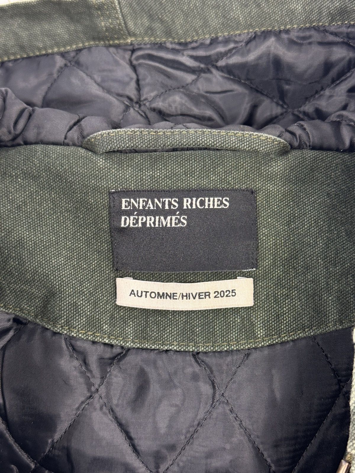 Enfants Riches Deprimes WAR STARTED HOODED WORK DENIM OVERSIZED JACKET Size US M / EU 48-50 / 2 - 6 Thumbnail