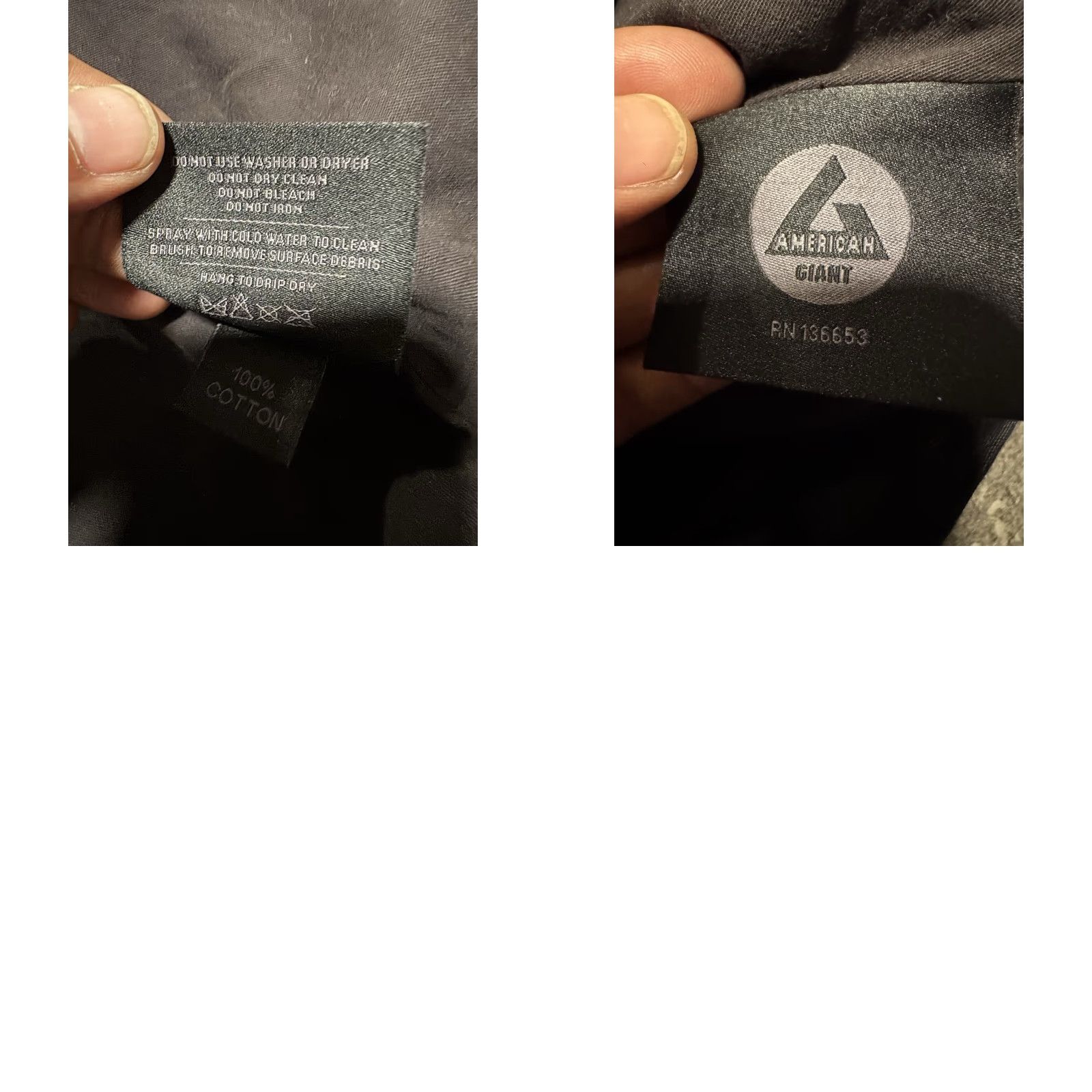 Vintage American Giant Roughneck Mechanics Jacket Mens XXL Black Canvas Zip Chore USA Size US XXL / EU 58 / 5 - 11 Thumbnail