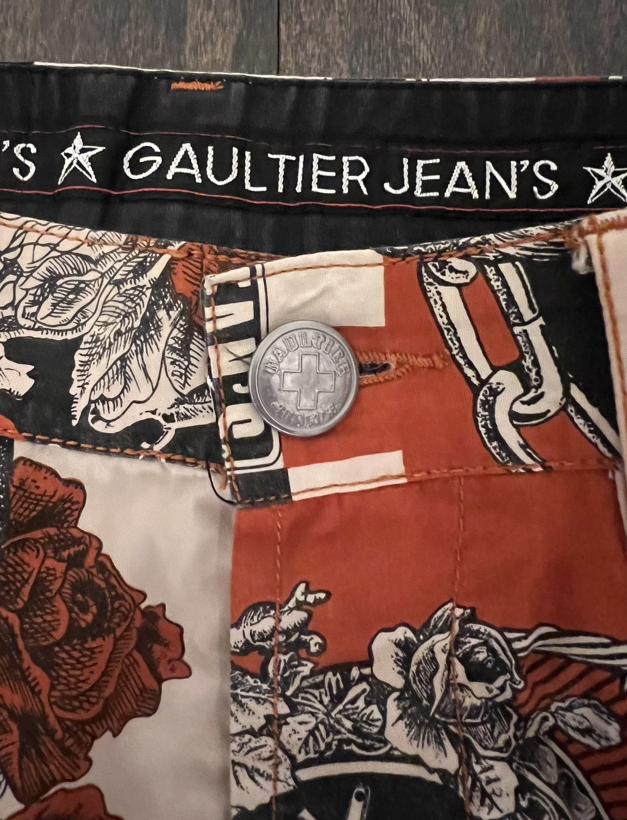 Jean Paul Gaultier Jean Paul Gaultier Tattoo Capri Pants Size 27" / US 4 / IT 40 - 6 Thumbnail