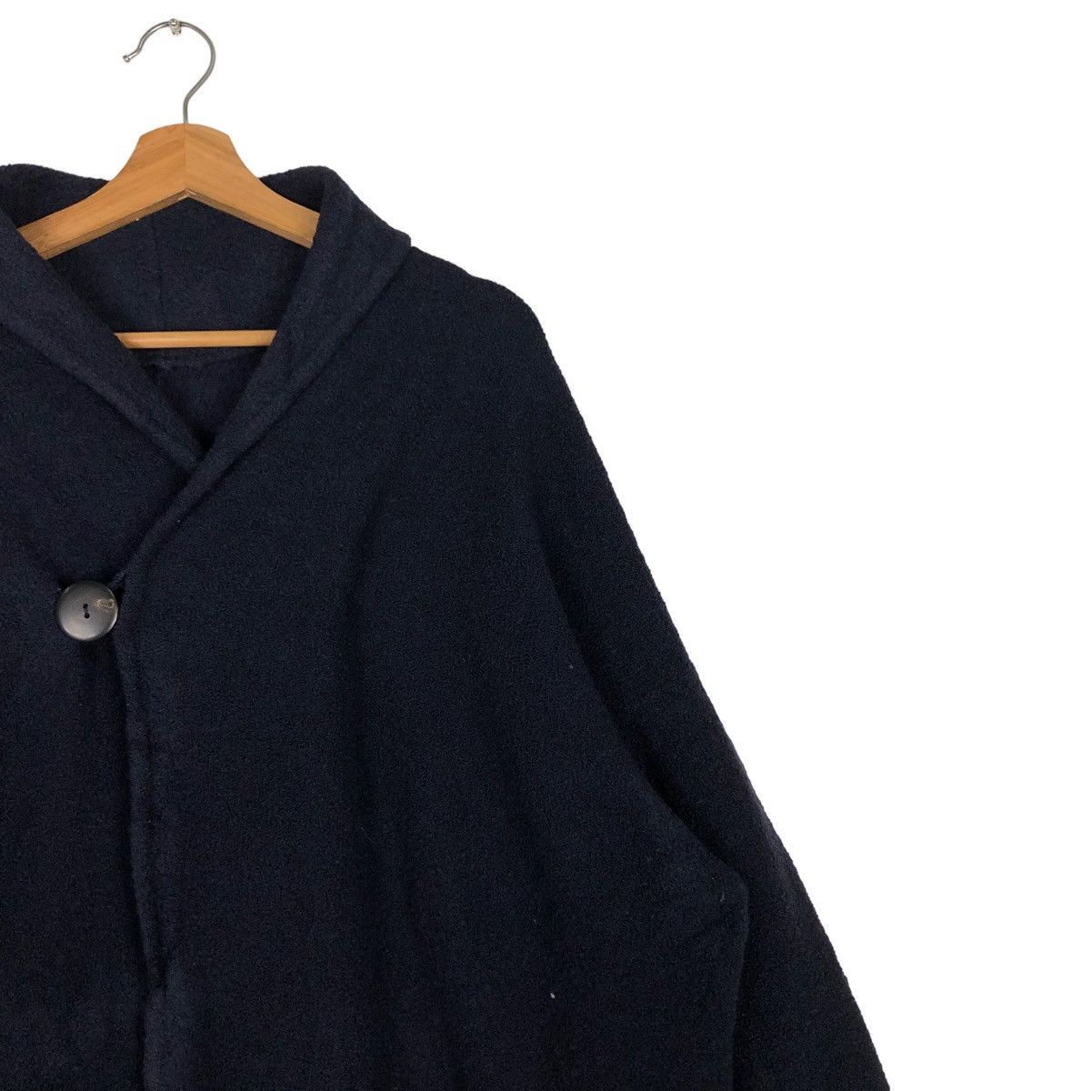 Issey Miyake 🔥Rich Black - Long Fly Coats Jacket Jungmen Japan Size US L / EU 52-54 / 3 - 7 Thumbnail