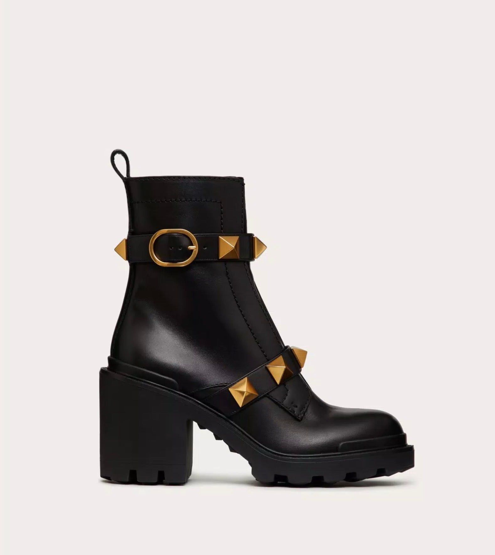 Valentino Roman Stud Combat Boots SIZE 36.5