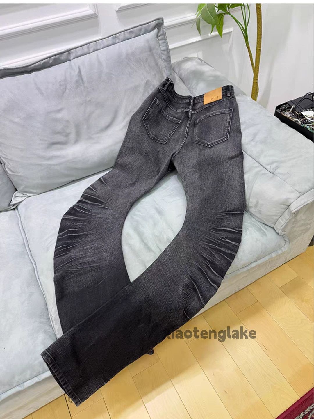 Jean Utility washed faded hiphop yuppie punk grunge bootcut jeans Size US 32 / EU 48 - 7 Thumbnail