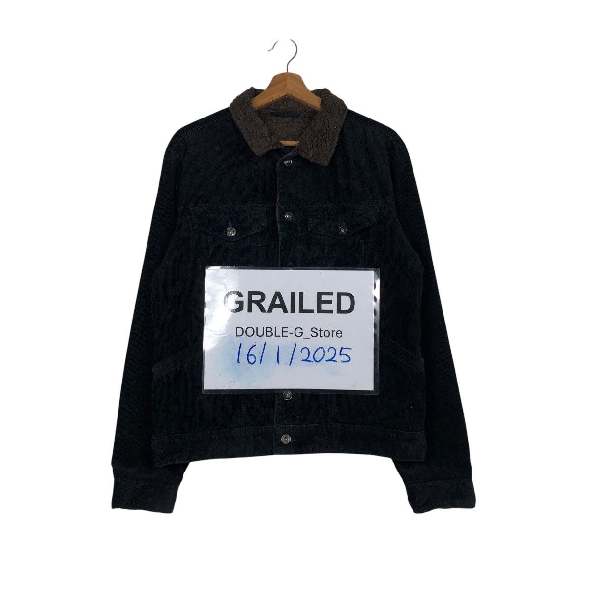 Japanese Brand 📌Vtg Trucker Corduroy Jacket Unknown Blanket Issey Miyake Size US L / EU 52-54 / 3 - 1 Thumbnail