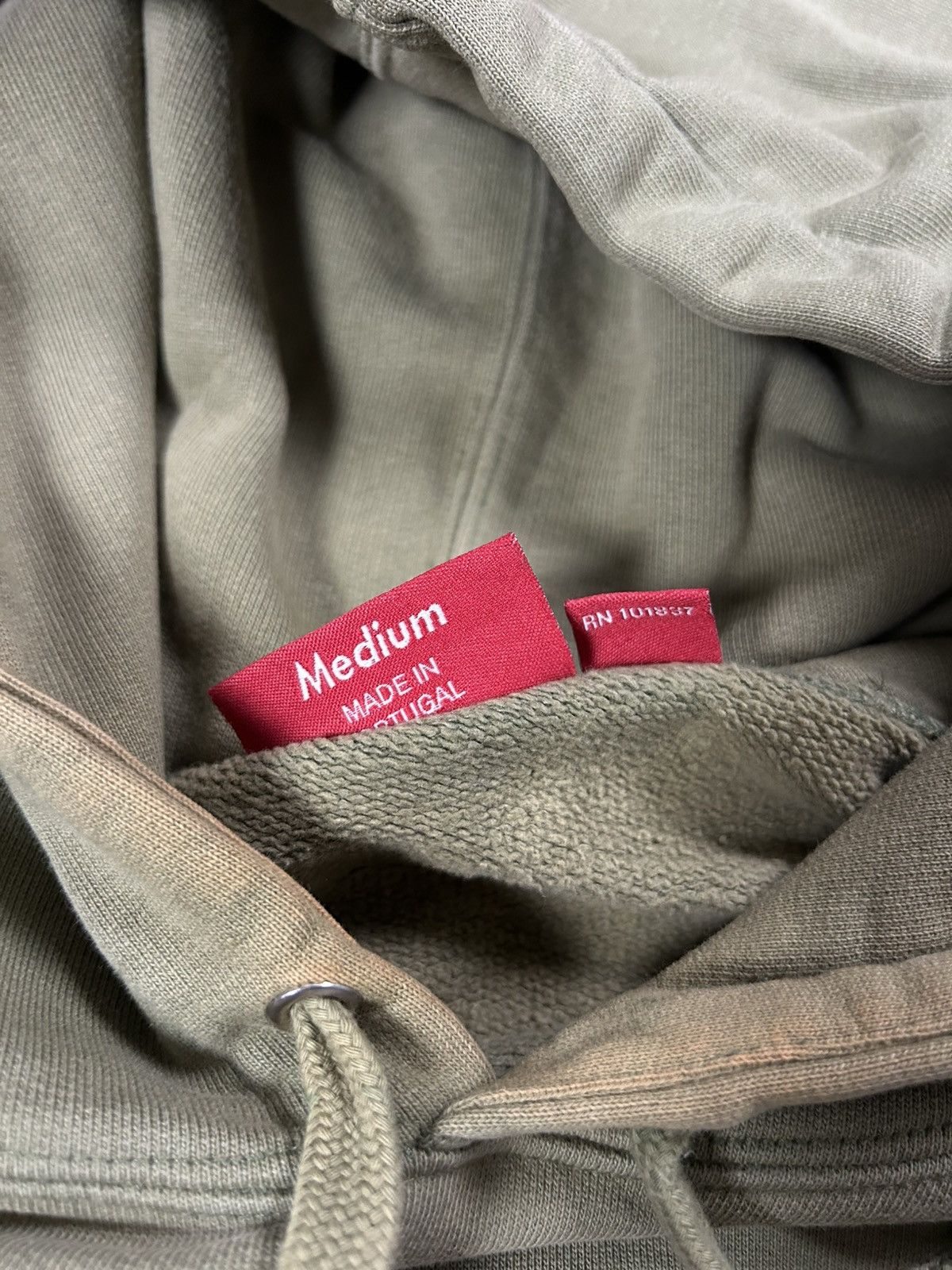 Supreme Supreme hoodie chainstitch Picasso FW18 Olive green Size US M / EU 48-50 / 2 - 5 Thumbnail