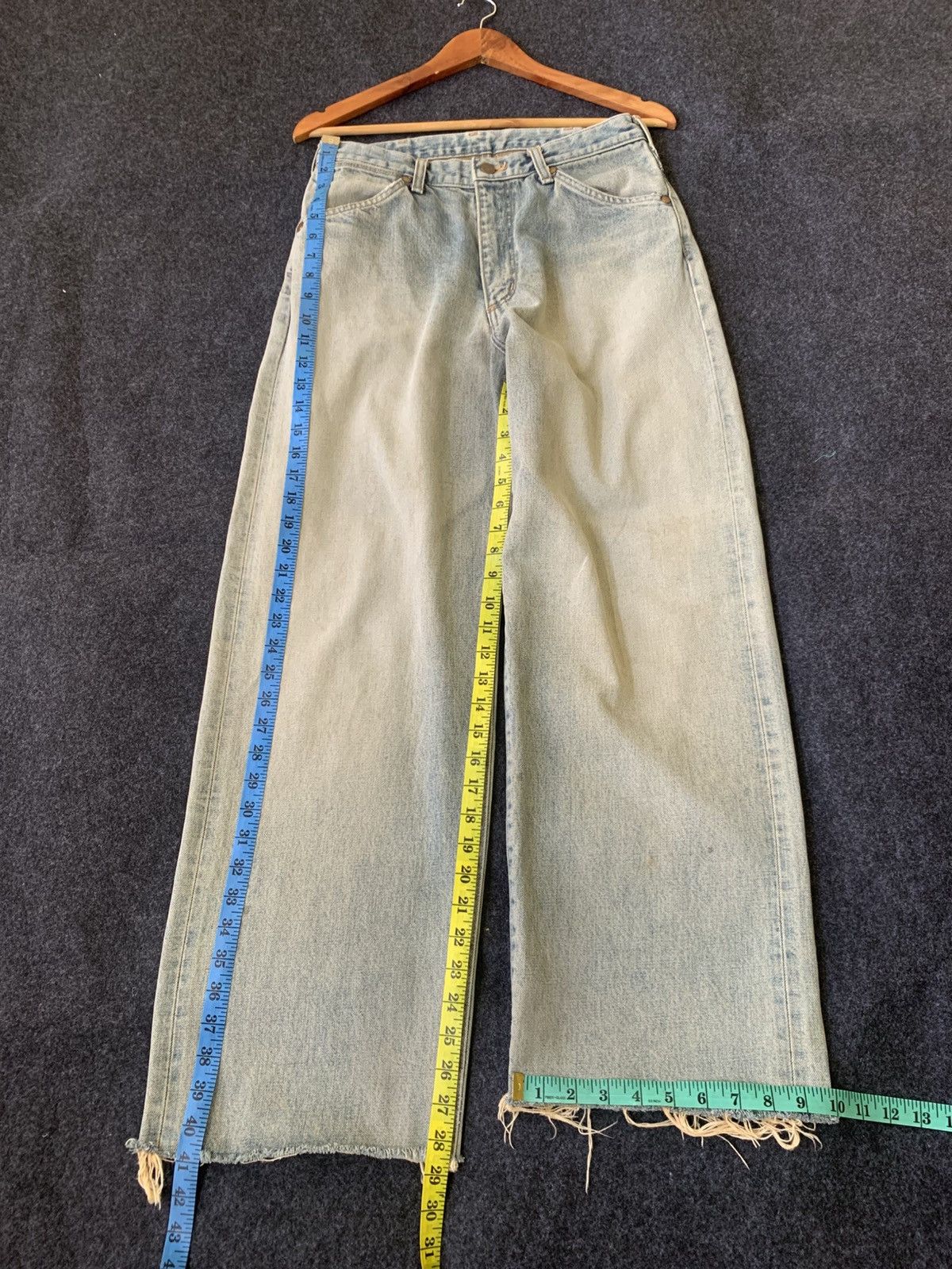 Wrangler Rare Baggy Wrangler Blue Bell Selvedge Jeans – Japan Edition Size US 29 - 3 Thumbnail