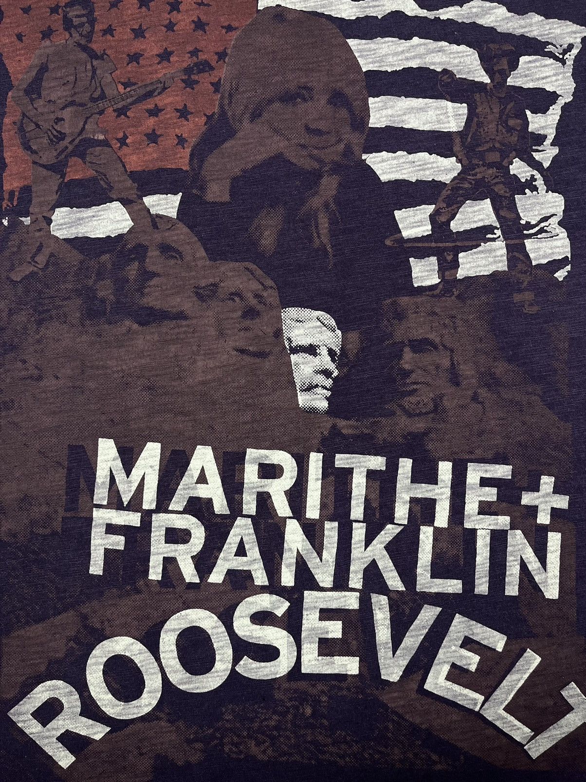Marithe + Francois Girbaud Archive MFG x Franklin Roosevelt big logo T Shirt 00’s Size US M / EU 48-50 / 2 - 7 Thumbnail