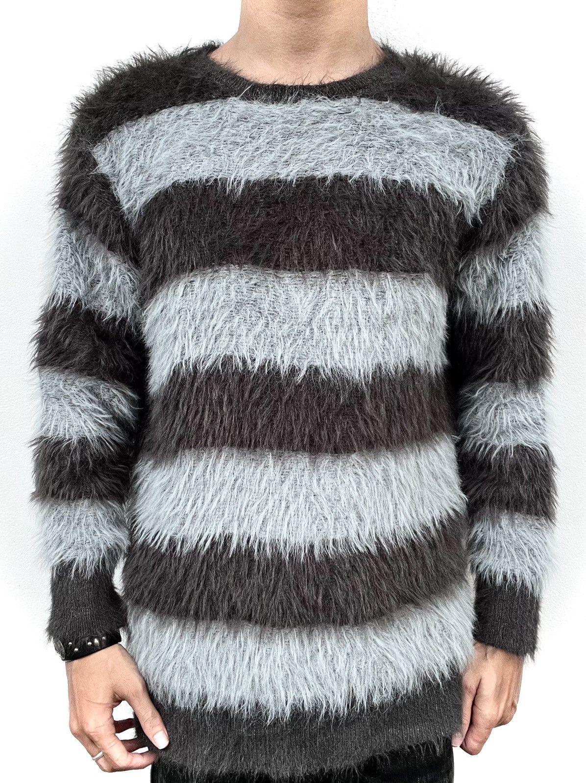 Nnmber (N)ine Mohair Grunge Knit グレー2 Nnmber (N)ine Mohair Grunge Knit グレー2 Nnmber (N)ine Mohair