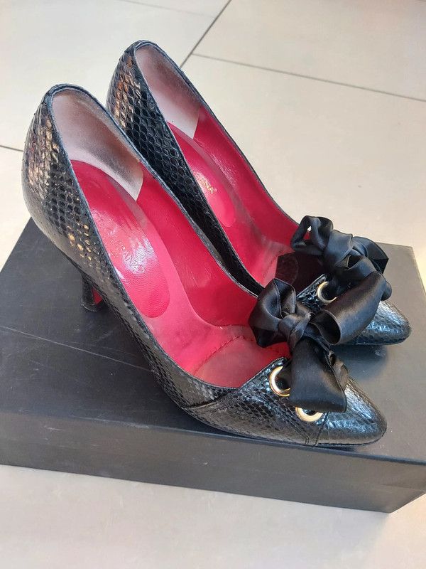 Dolce & Gabbana Dolce Gabbana leather heels 2.5 Size US 5.5 / IT 35.5 - 1 Thumbnail
