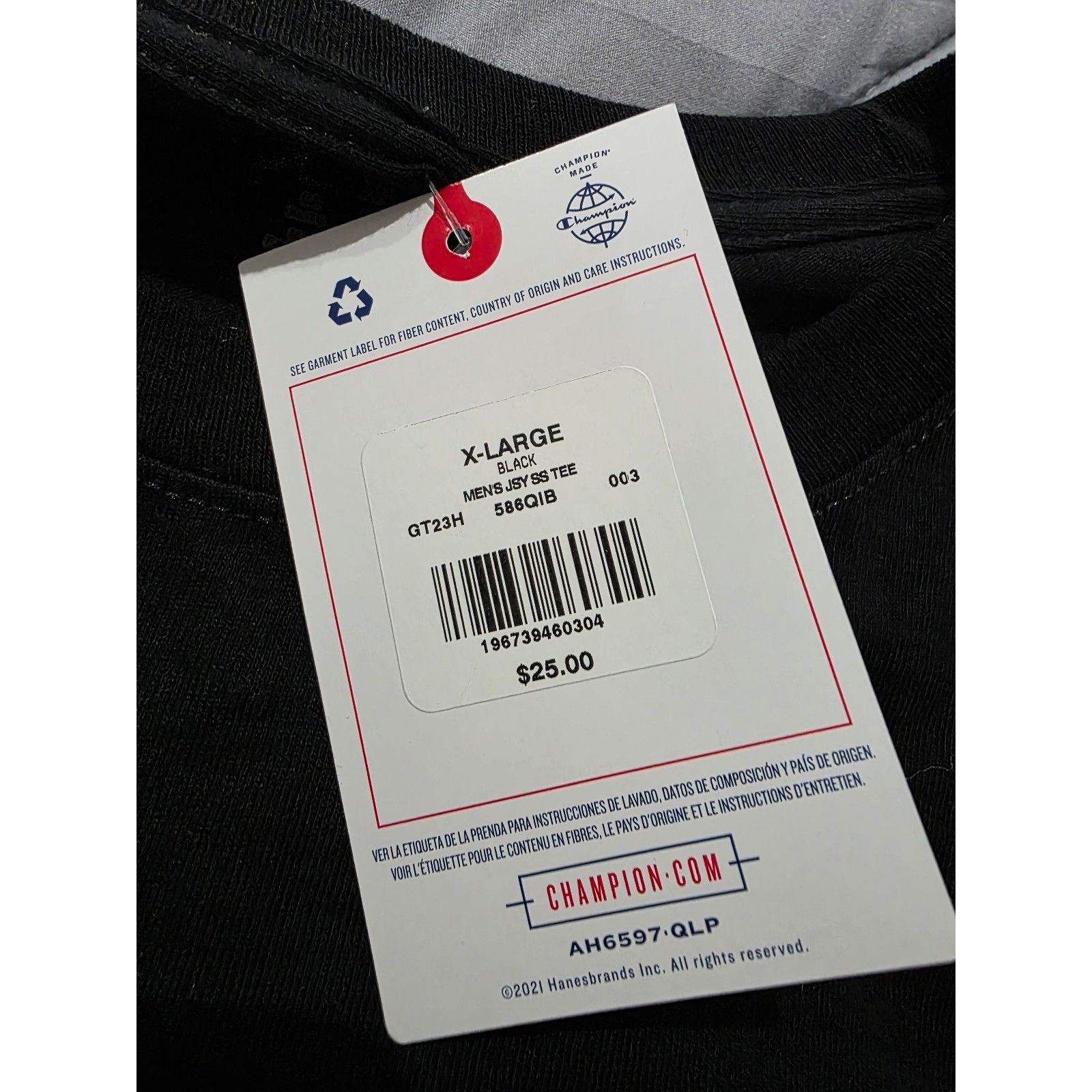 Champion NWT Champion US Men’s Sz XL Graphic Print T-Shirt Black “Hav Size US XL / EU 56 / 4 - 3 Thumbnail