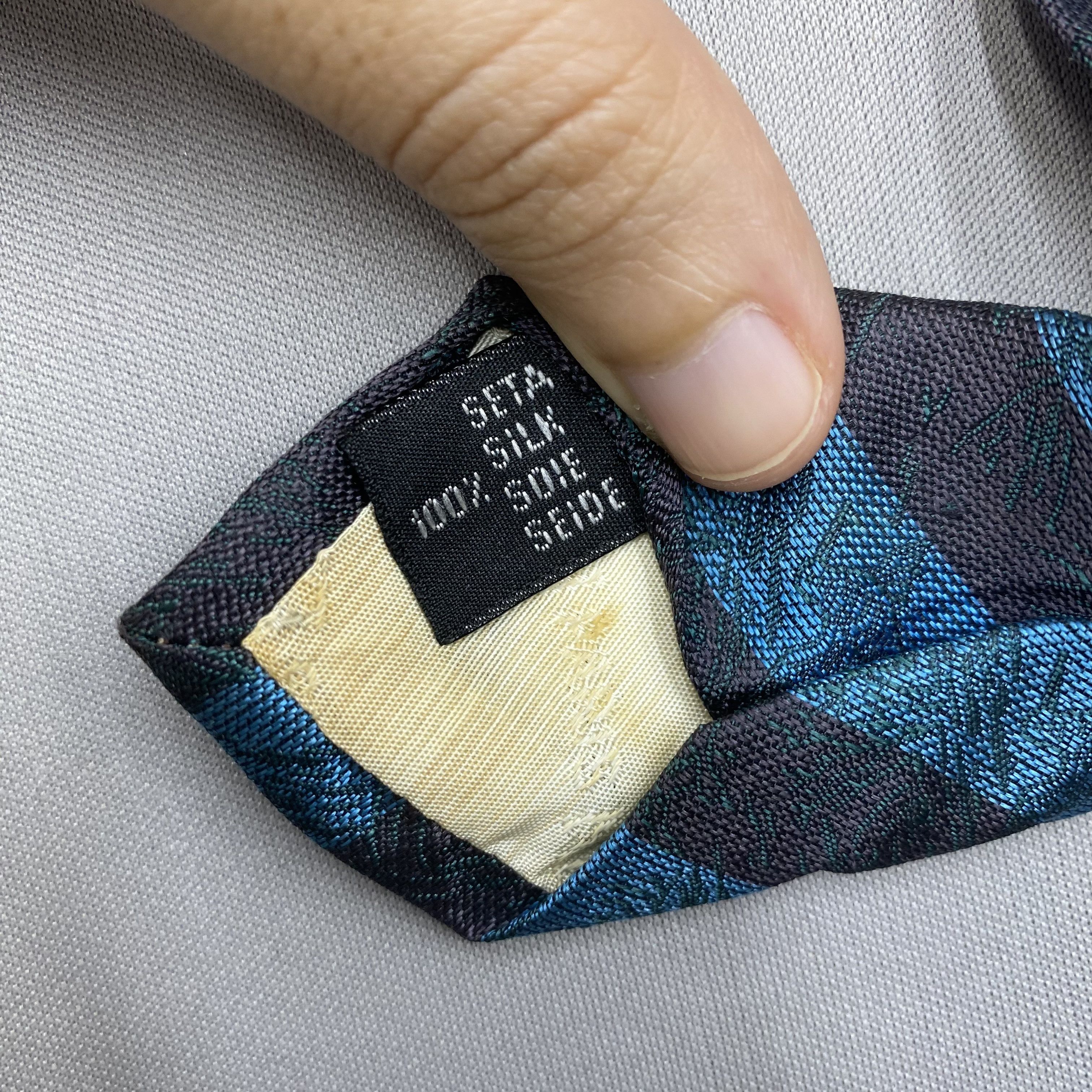 Lanvin Vintage Lanvin SILK Necktie Cravate Pure Silk Neck Tie Size ONE SIZE - 9 Thumbnail