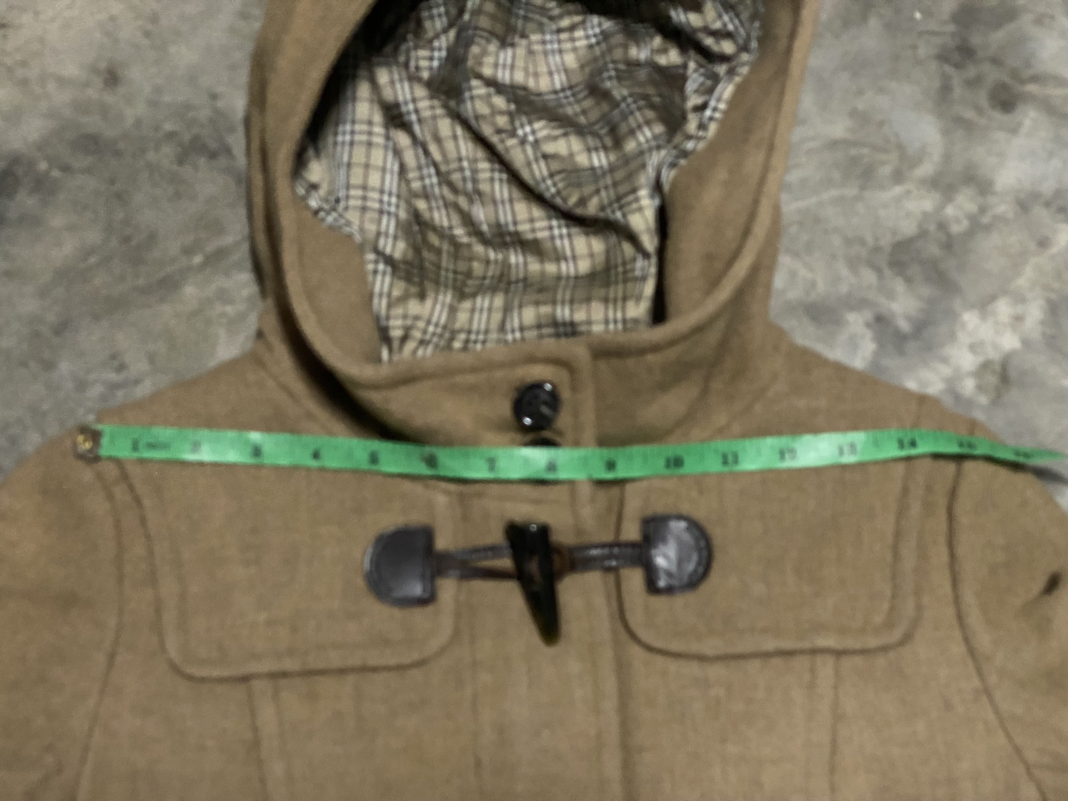 Burberry Blue Label Novacheck Lining Duffel Wool Jacket