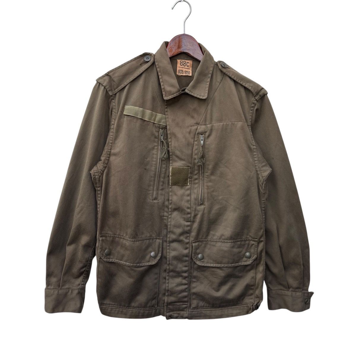 Vintage French Army Socovet Bais 1985 Military Jacket