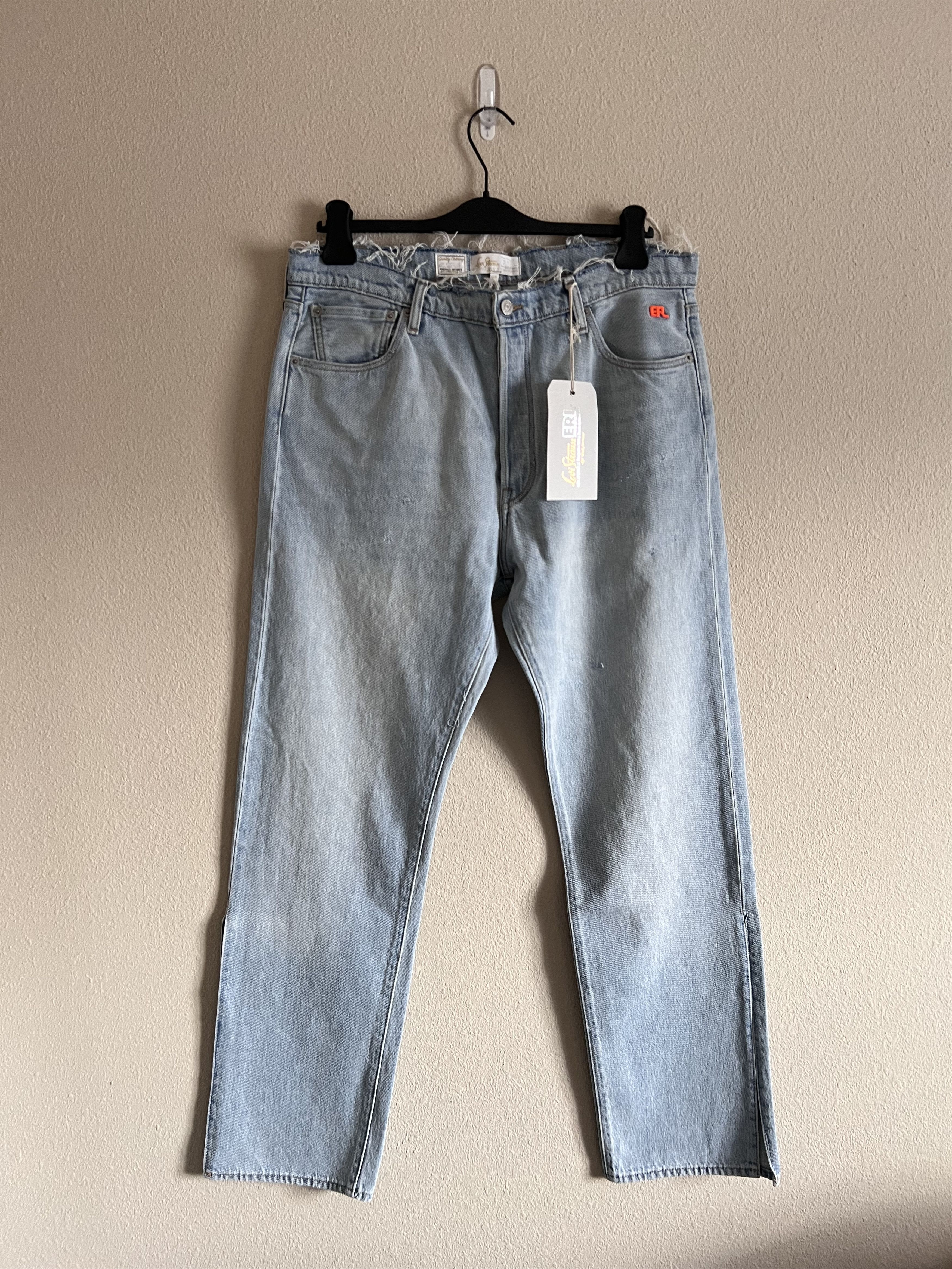 ERL Levi's 501 Light Wash Jeans