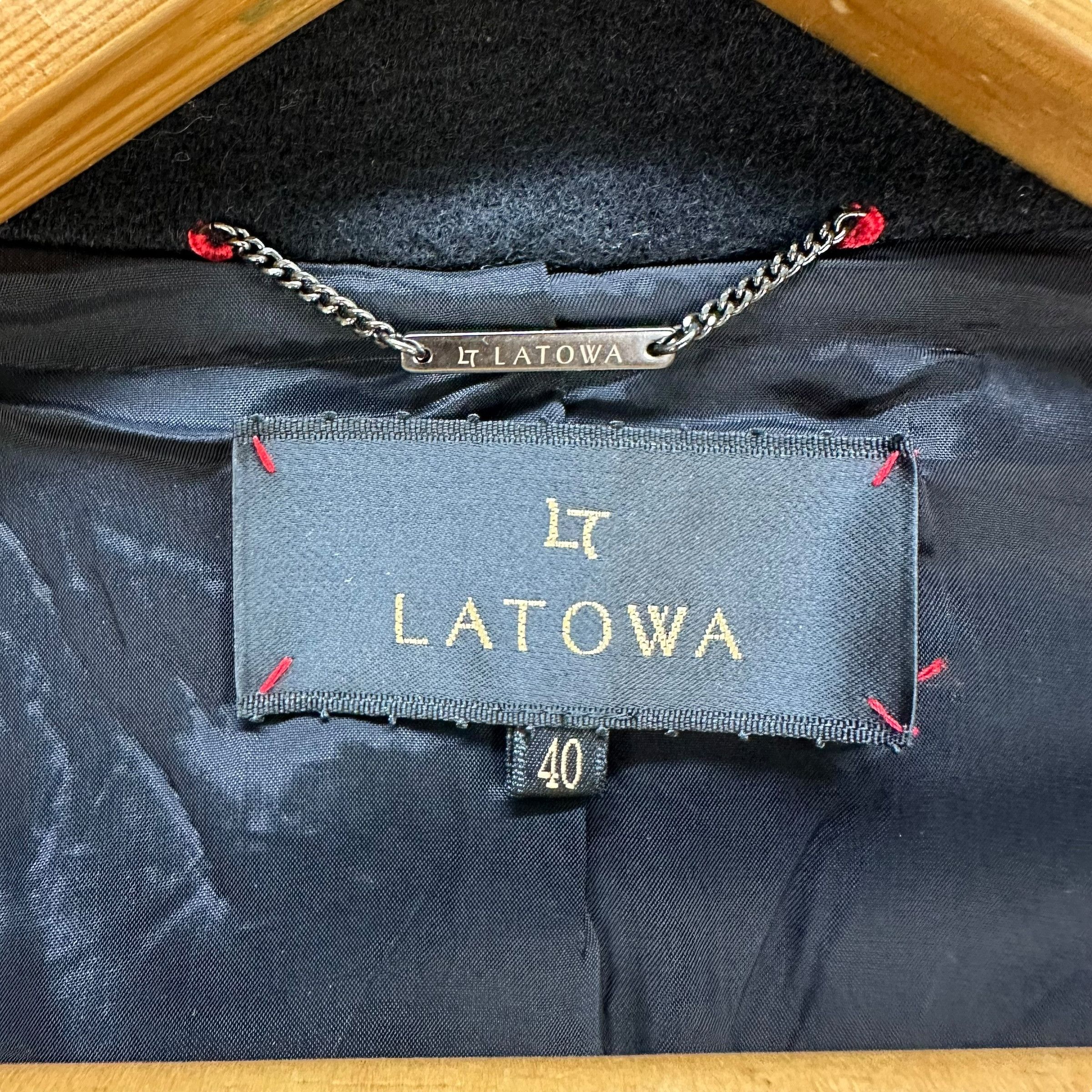 Japanese Brand LATOWA Made in Japan Wool Crop Jacket #A8-0197 Size S / US 4 / IT 40 - 7 Thumbnail