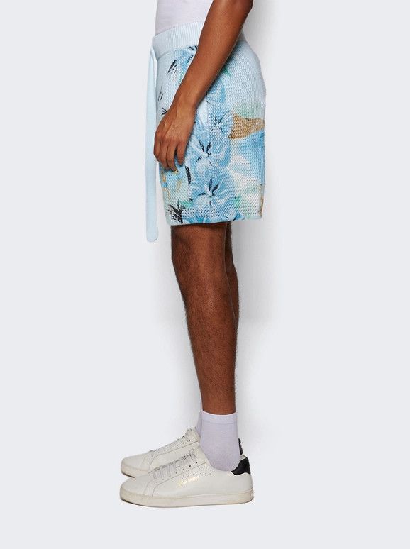 Amiri o1s1wg110725 Paradise Crochet Shorts in Multicolor Size US 34 / EU 50 - 4 Thumbnail
