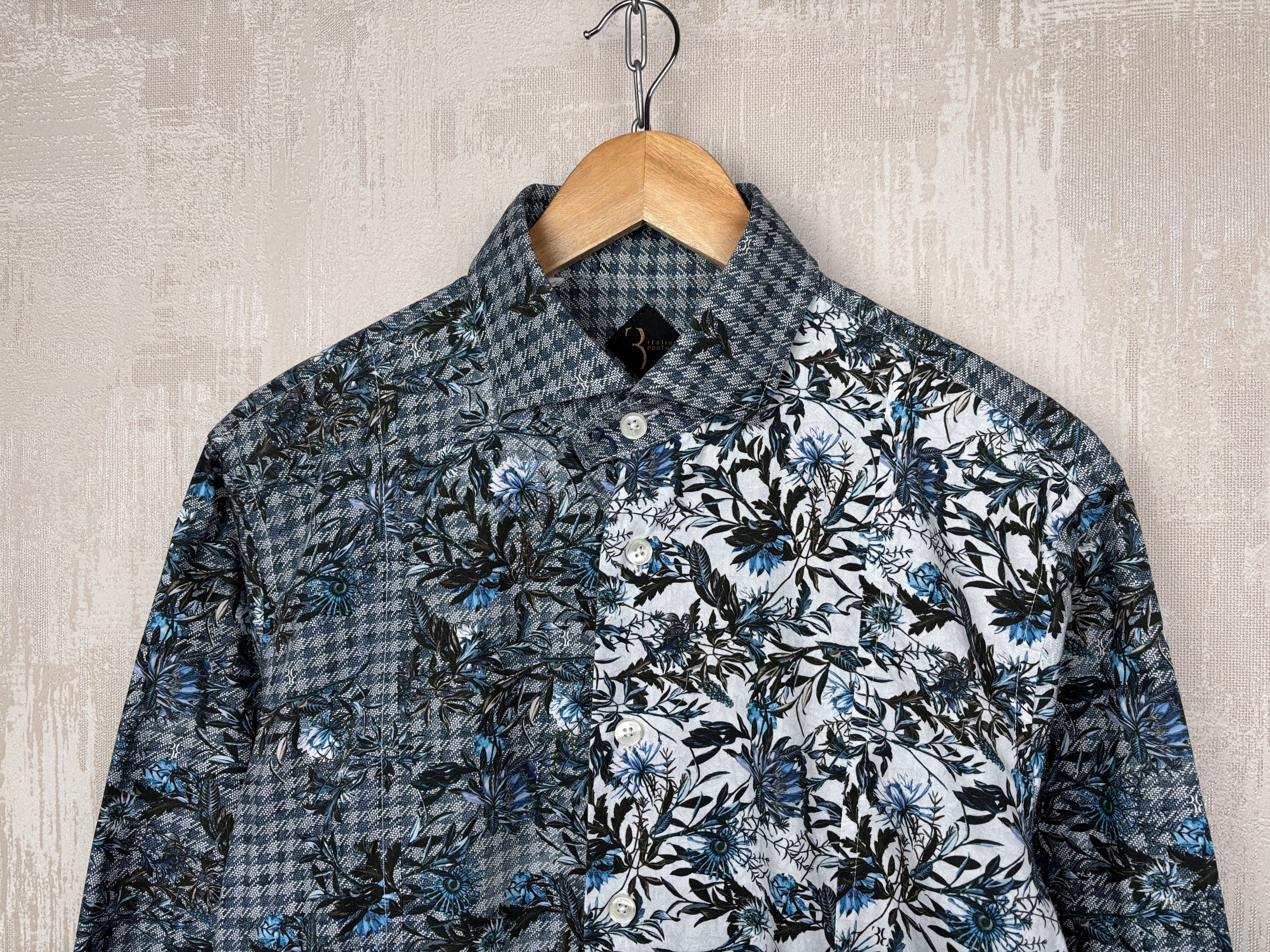 Billionaire Couture Billionaire Italian Couture Floral Long Sleeve Dress Shirt Size US M / EU 48-50 / 2 - 2 Thumbnail