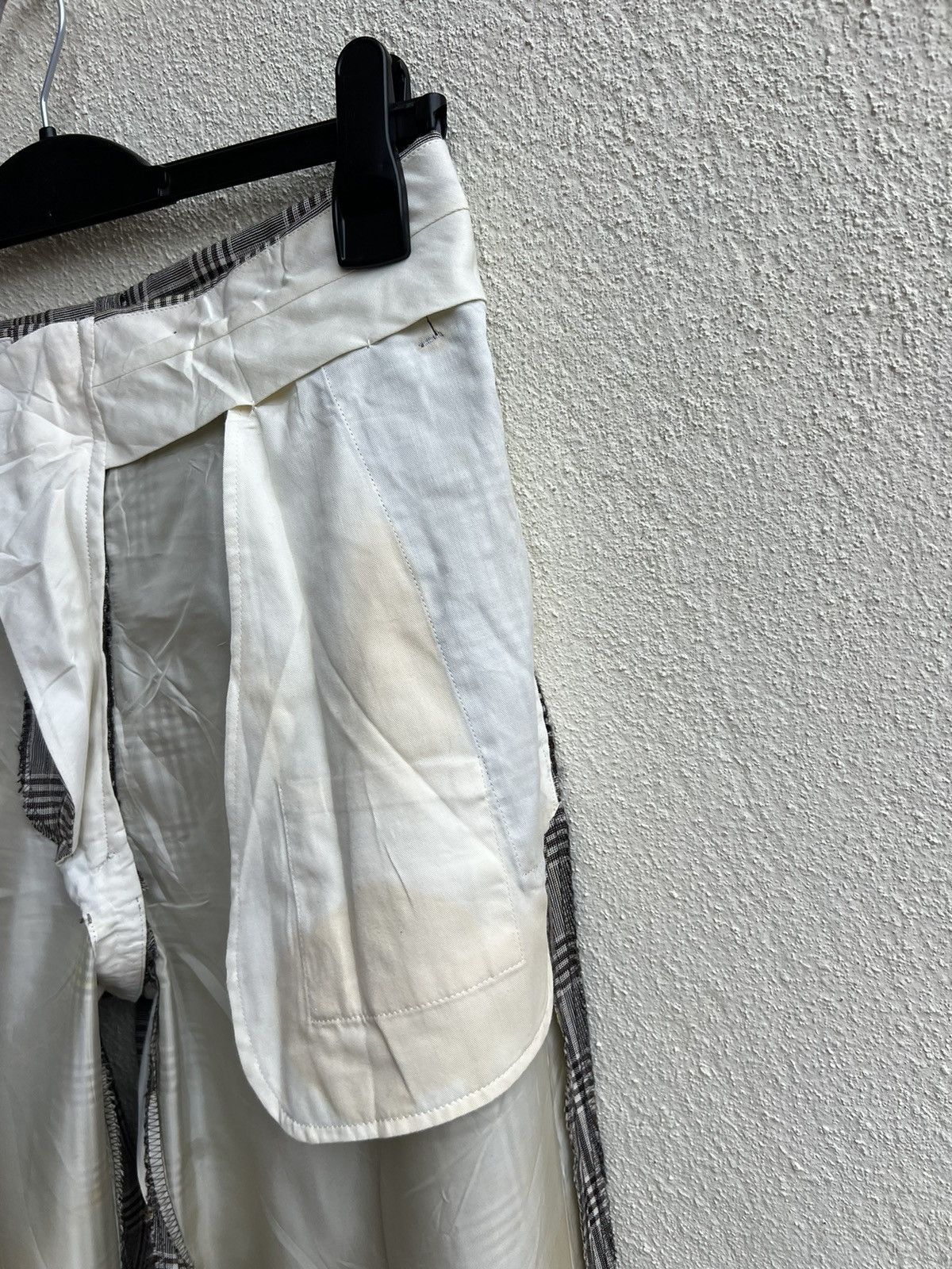 Vintage 90s Christian Dior Sports Checks Wool Trouser Pant