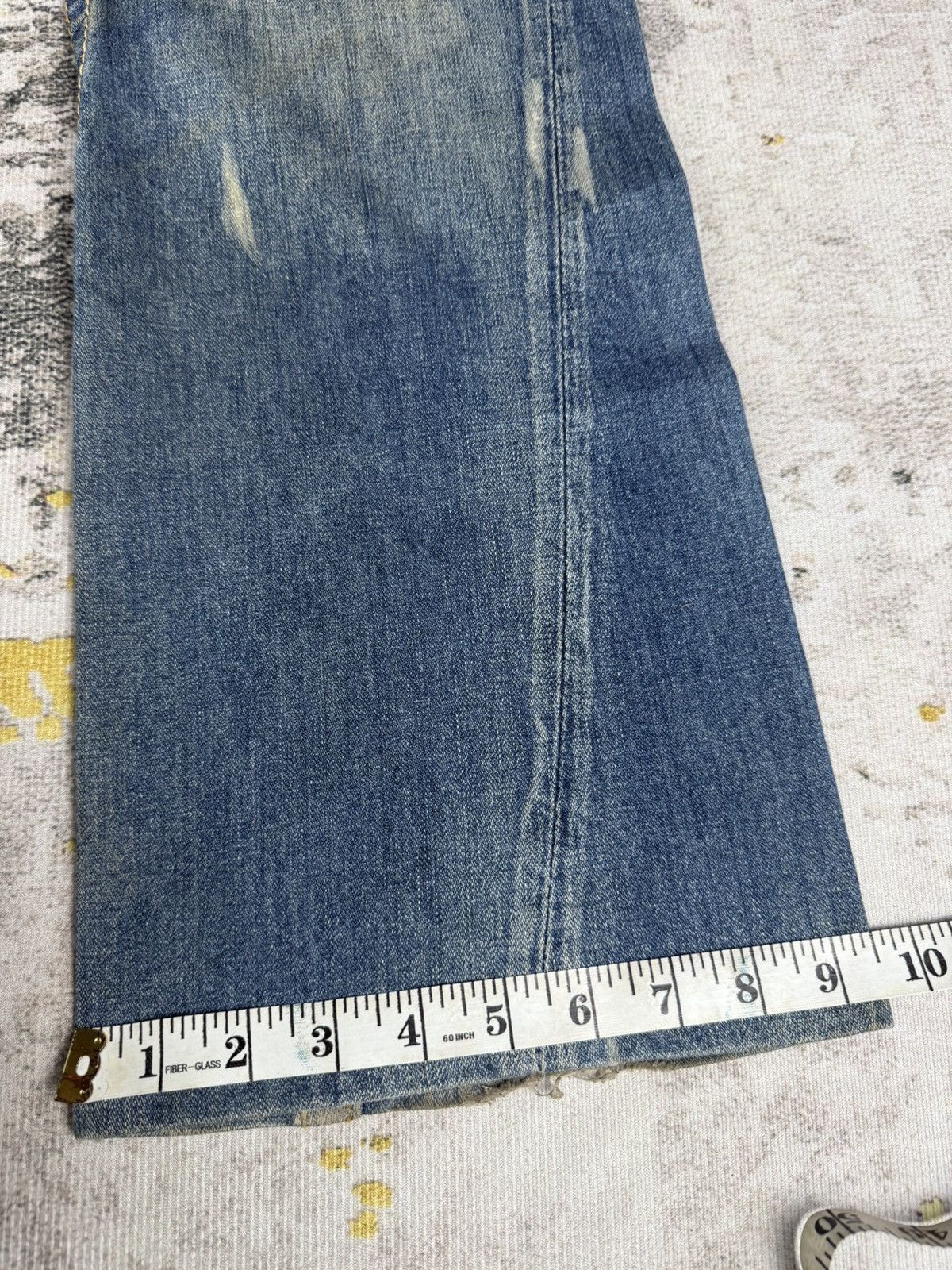 Tornado Mart Vintage True Religion Joey Big T Flared Distressed Jeans Size US 33 - 11 Thumbnail