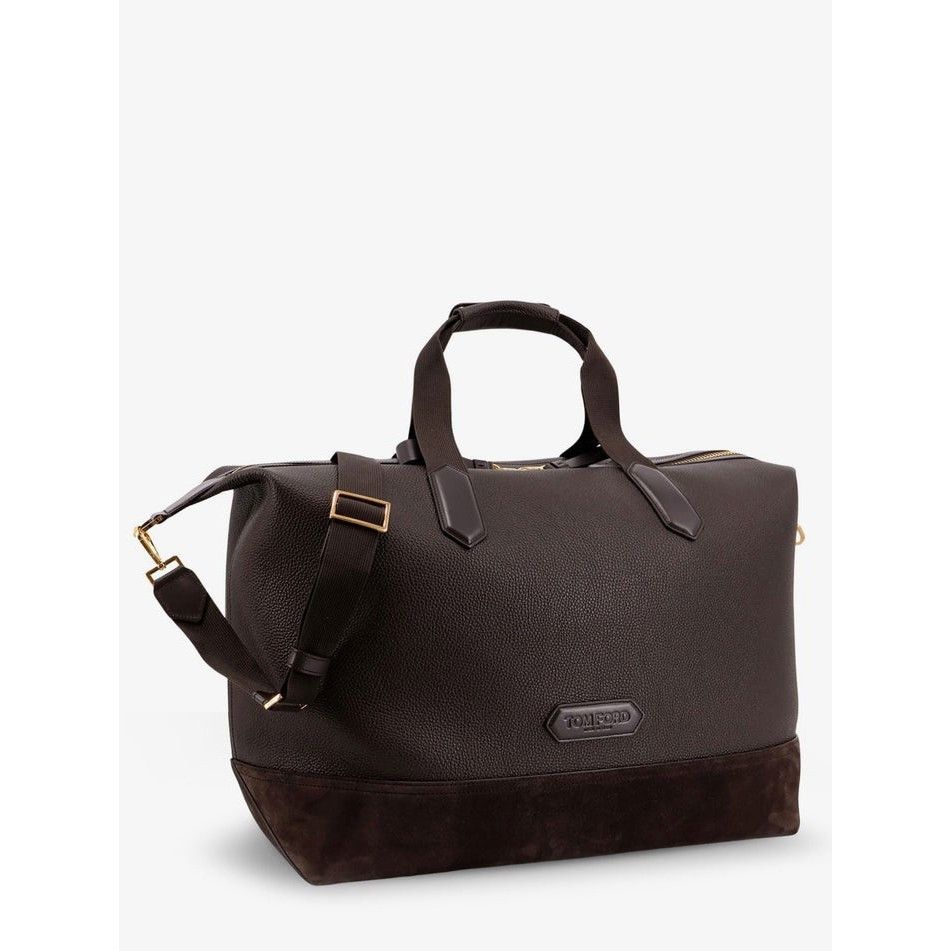 Tom Ford TOM FORD Brown Leather Duffle Bag New & Authentic Size ONE SIZE - 3 Thumbnail