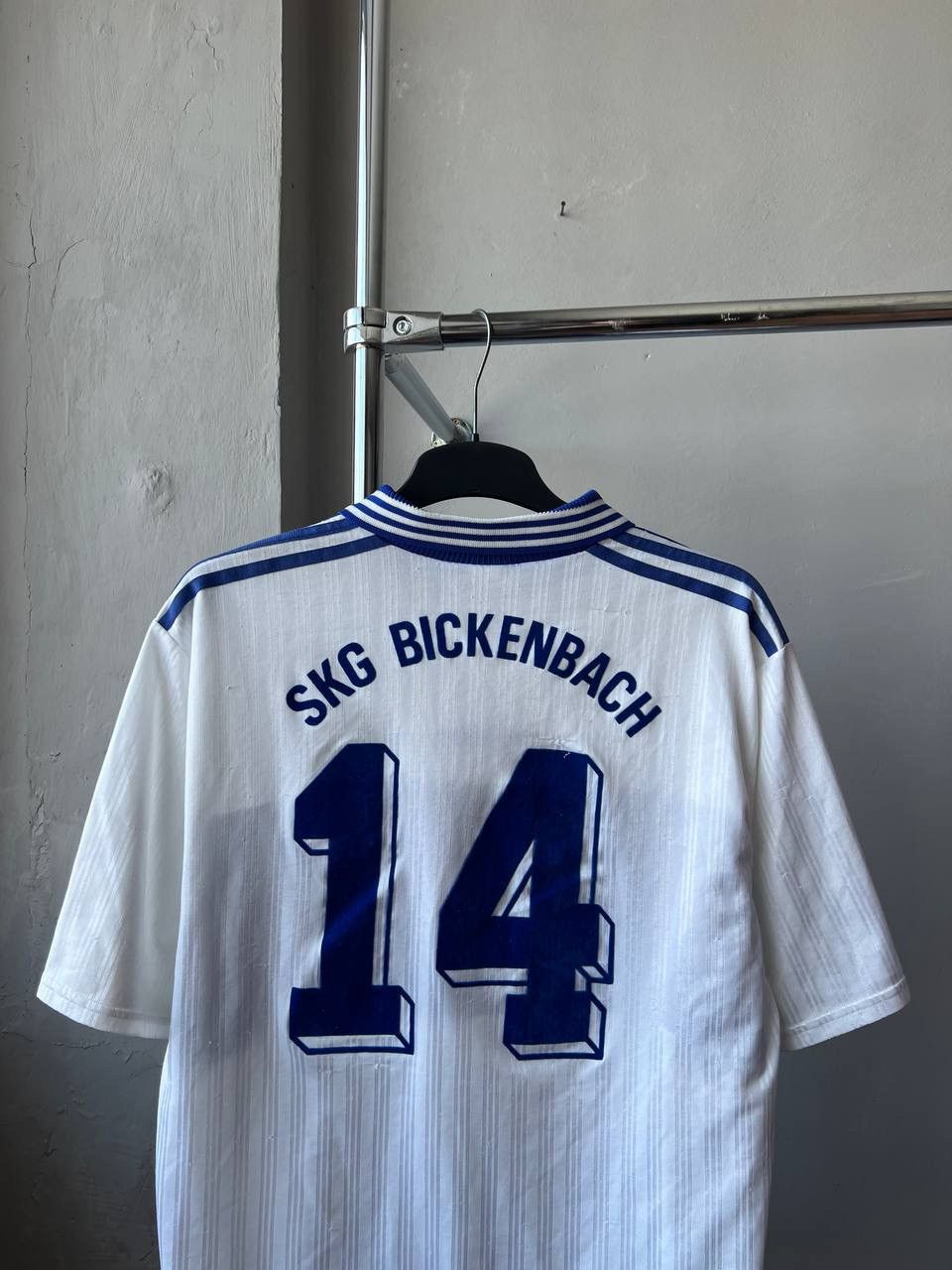 Adidas 1996/97 SKG BICKENBACH #14 AWAY SOCCER JERSEY FOOTBALL SHIRT Size US XL / EU 56 / 4 - 14 Thumbnail