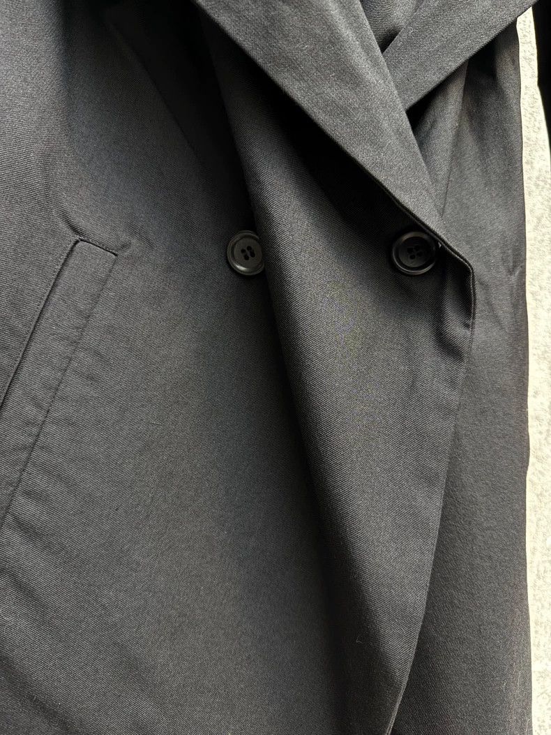 Issey Miyake Issey Miyake Lapel wool waist-cinching coat Size M / US 6-8 / IT 42-44 - 3 Thumbnail