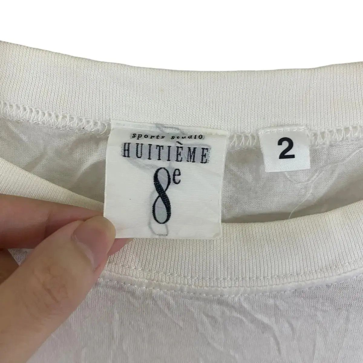 Vintage Vintage HUITIEME SPORTS STUDIO Floral Hand Painting Tee Size L / US 10 / IT 46 - 5 Thumbnail