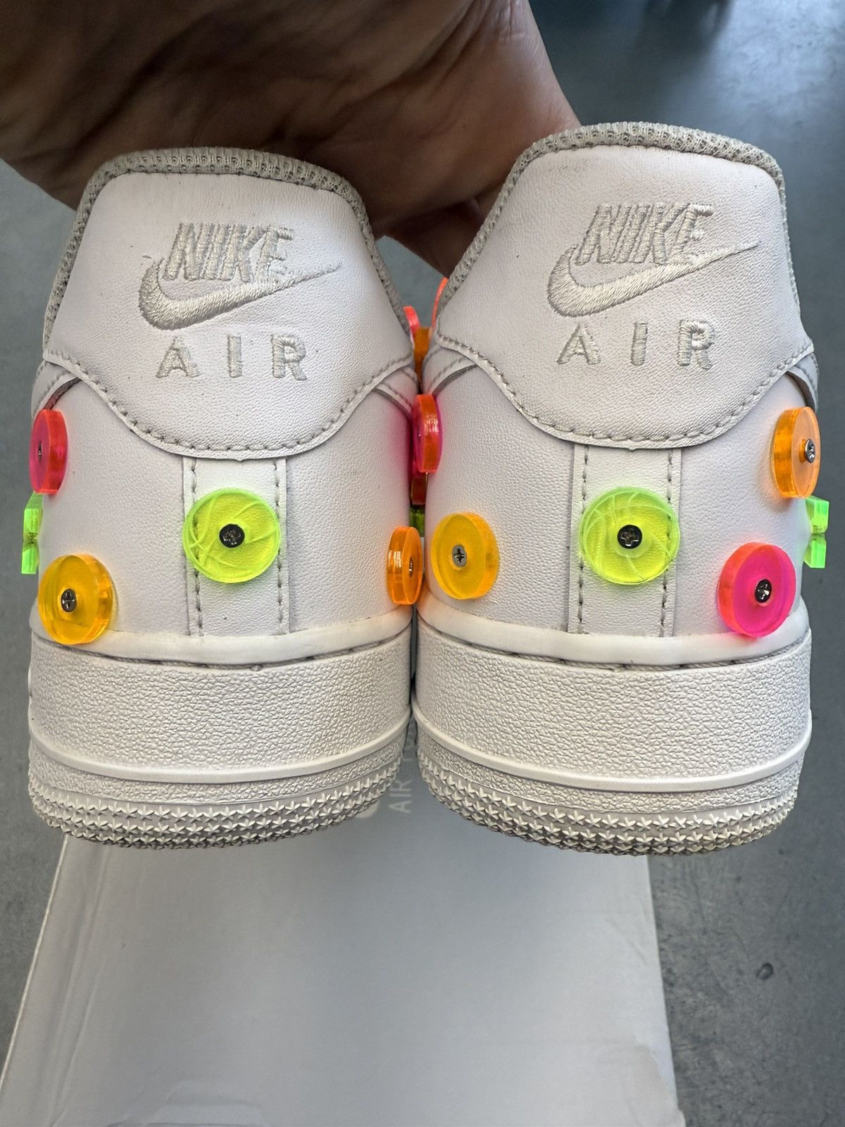 Nike 2019 Nike Air Force Flight Club Custom TBD In Progress Size US 10 / EU 43 - 5 Thumbnail
