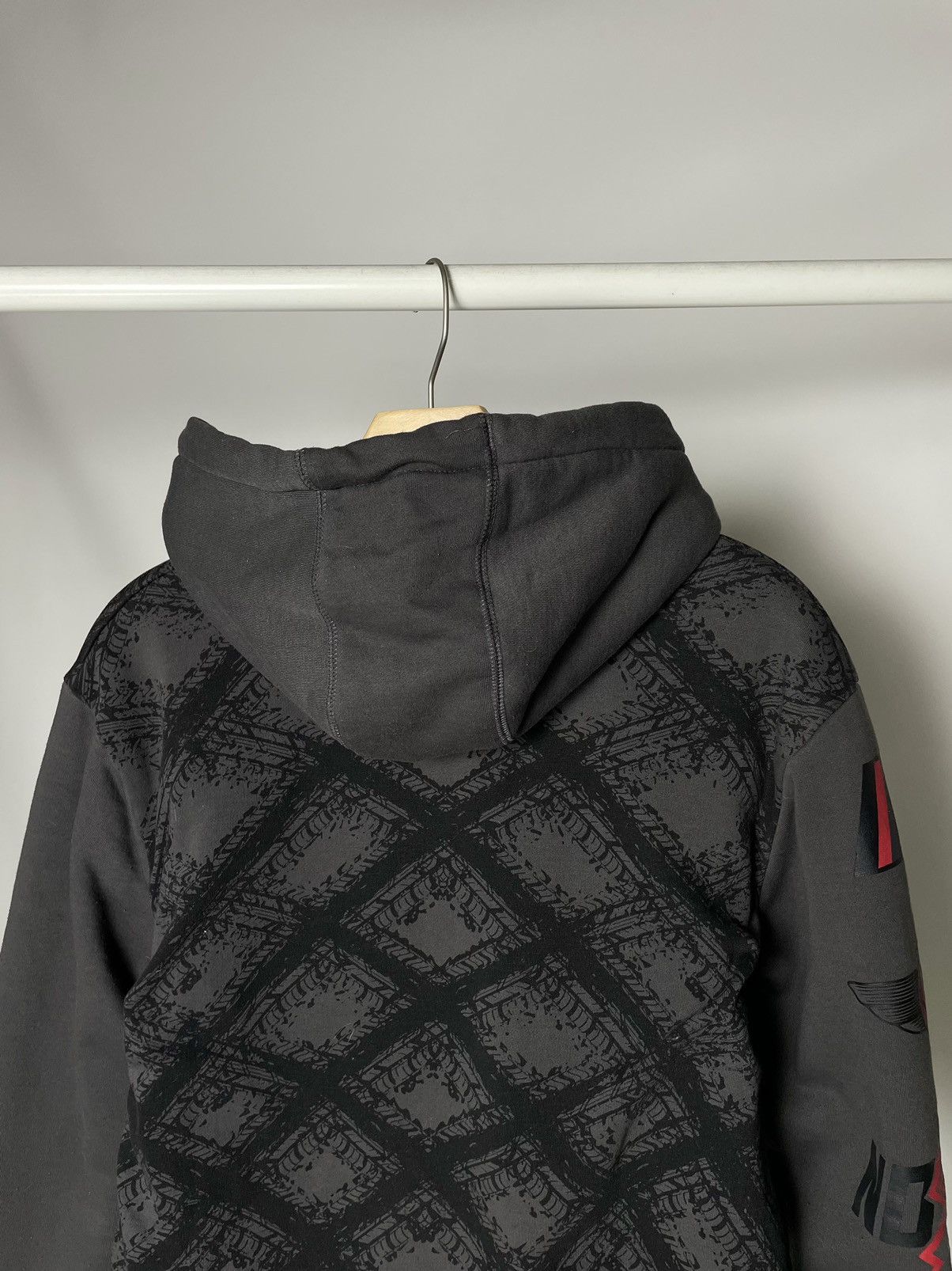 No Fear No Fear 💀 Fur Zip-up Motocycle Racing Hoodie Hooded Jacket Size US M / EU 48-50 / 2 - 11 Thumbnail