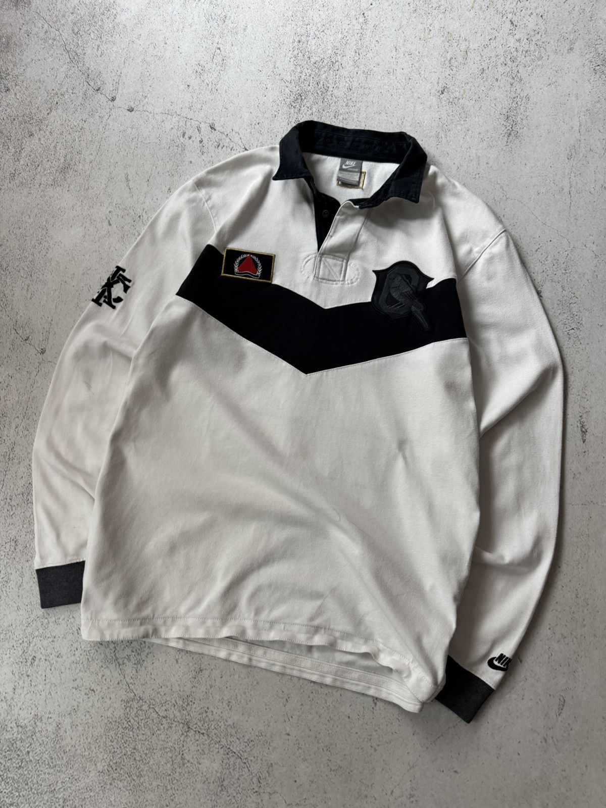 Nike × Vintage Nike Vintage Brazil Canarinho Caldeirao 10 Regby Long Sleeve Size US L / EU 52-54 / 3 - 2 Thumbnail