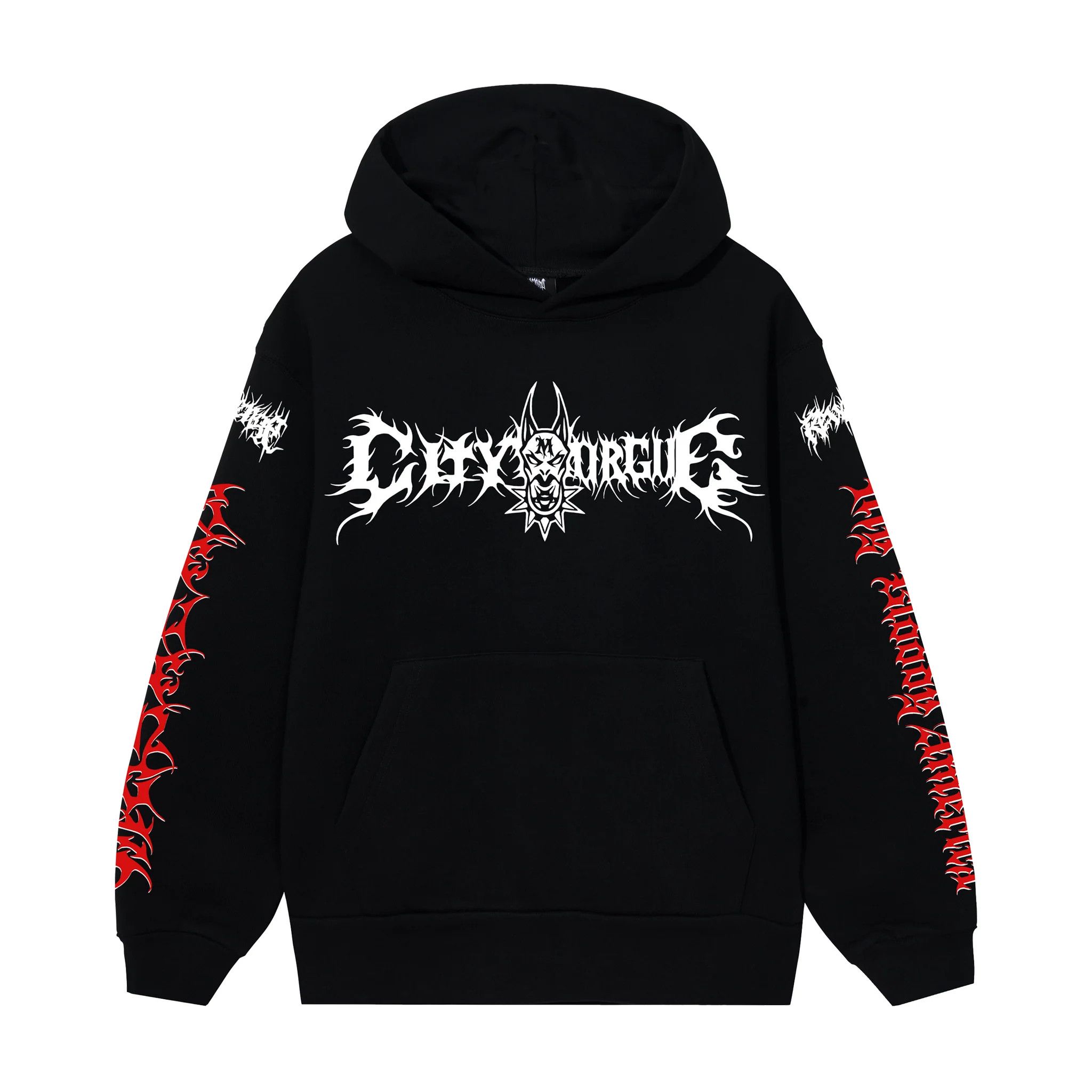 City Morgue × Revenge REVENGE CITY MORGUE METAL HOODIE BLACK SIZE LARGE ...