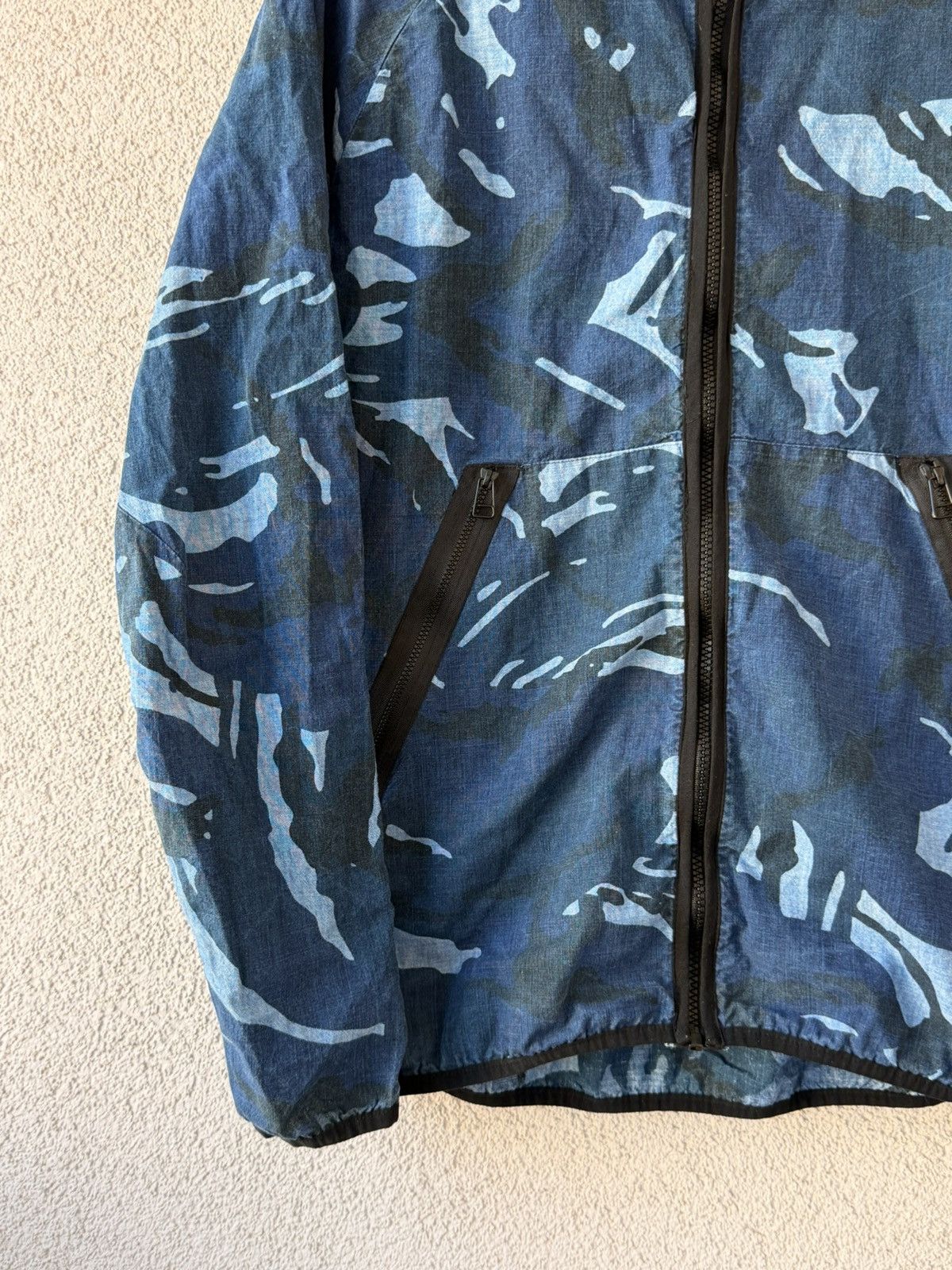 G-Star Men Jacket Windbreaker G-Star Blue Camo Print Size M Size US M / EU 48-50 / 2 - 4 Thumbnail
