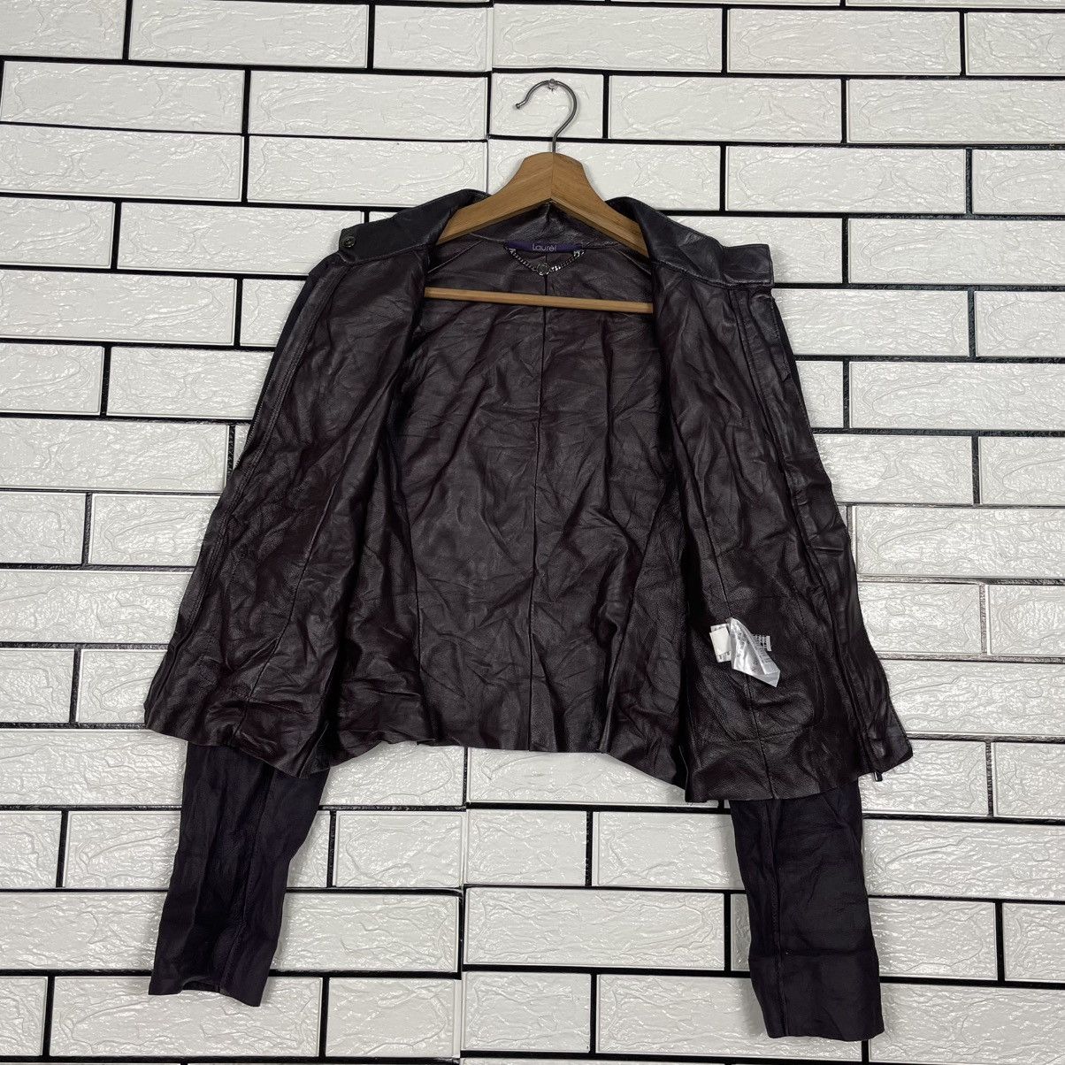 Laurel Laurel Crop Leather Jacket Size XS / US 0-2 / IT 36-38 - 11 Thumbnail