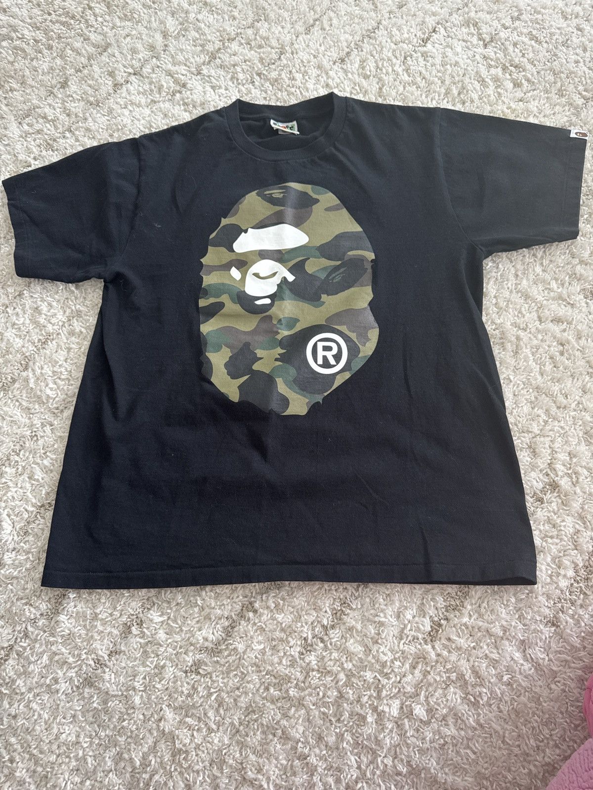Bape 1st Camo Big Ape Head Tee Size US L / EU 52-54 / 3 - 1 Thumbnail
