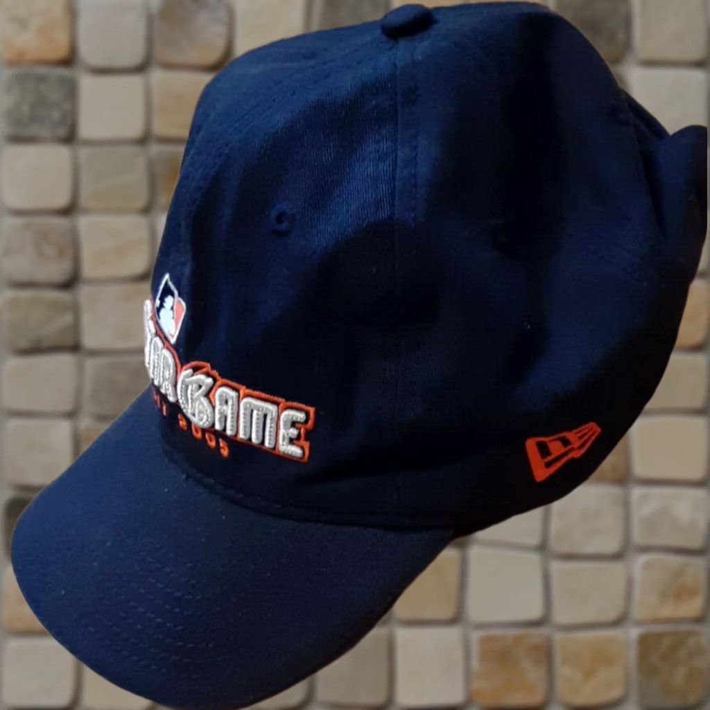 Vintage VINTAGE Detroit City 2005 All-Star Game Hat Genuine Merchandise Adjustable Strap Baseball Cap Men Adjustable Blue City Mens Size ONE SIZE - 1 Thumbnail