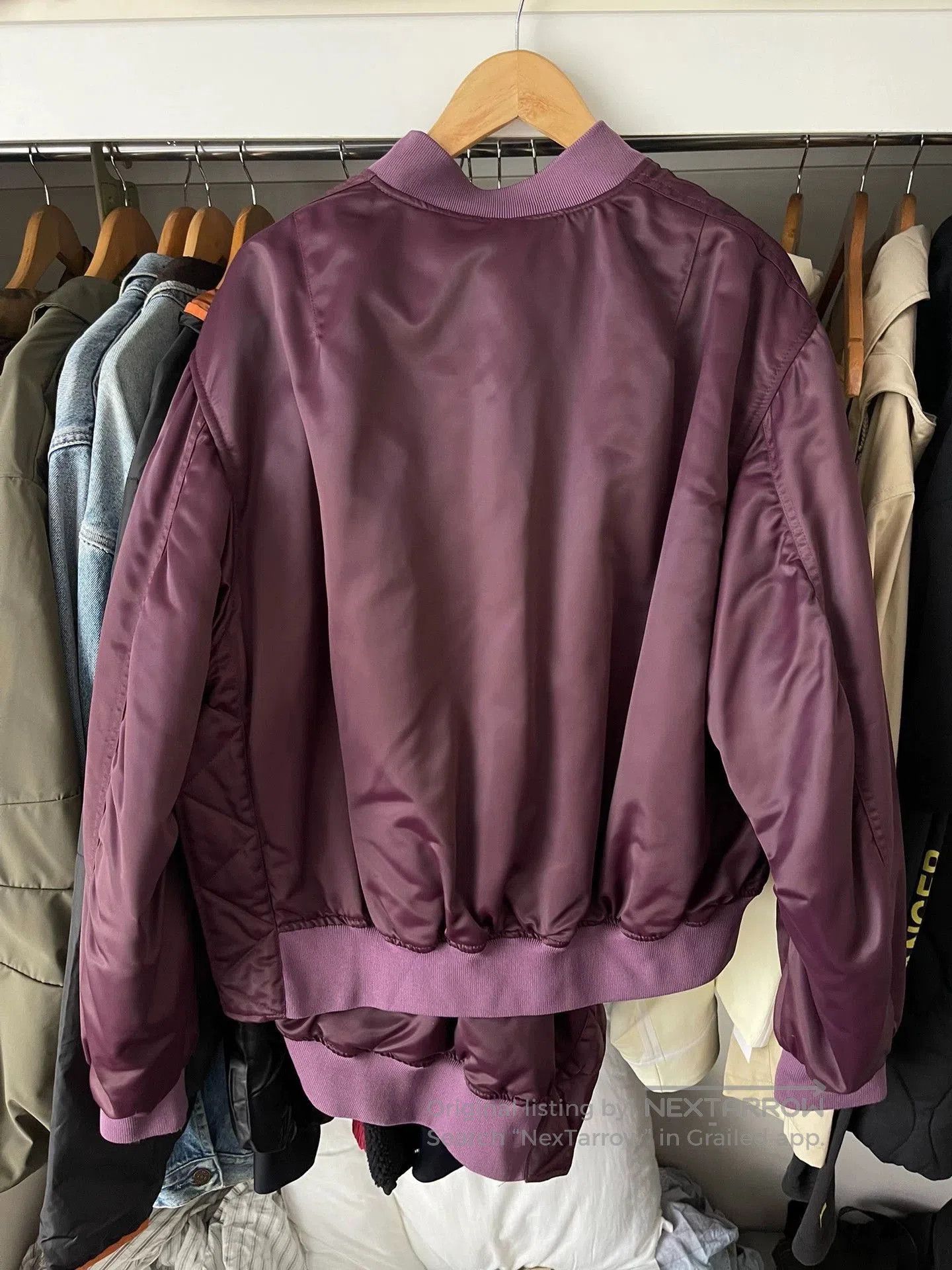 Y/Project Purple Bomber Jacket Size L. Size US L / EU 52-54 / 3 - 2 Thumbnail