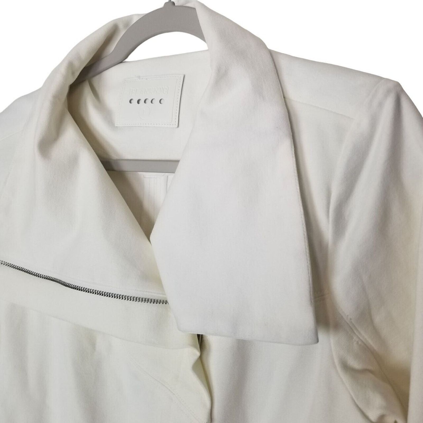 BLANKNYC BLANKNYC Funnel Neck Moto Jacket Full Zip Size L Asymmetric Size L / US 10 / IT 46 - 4 Thumbnail
