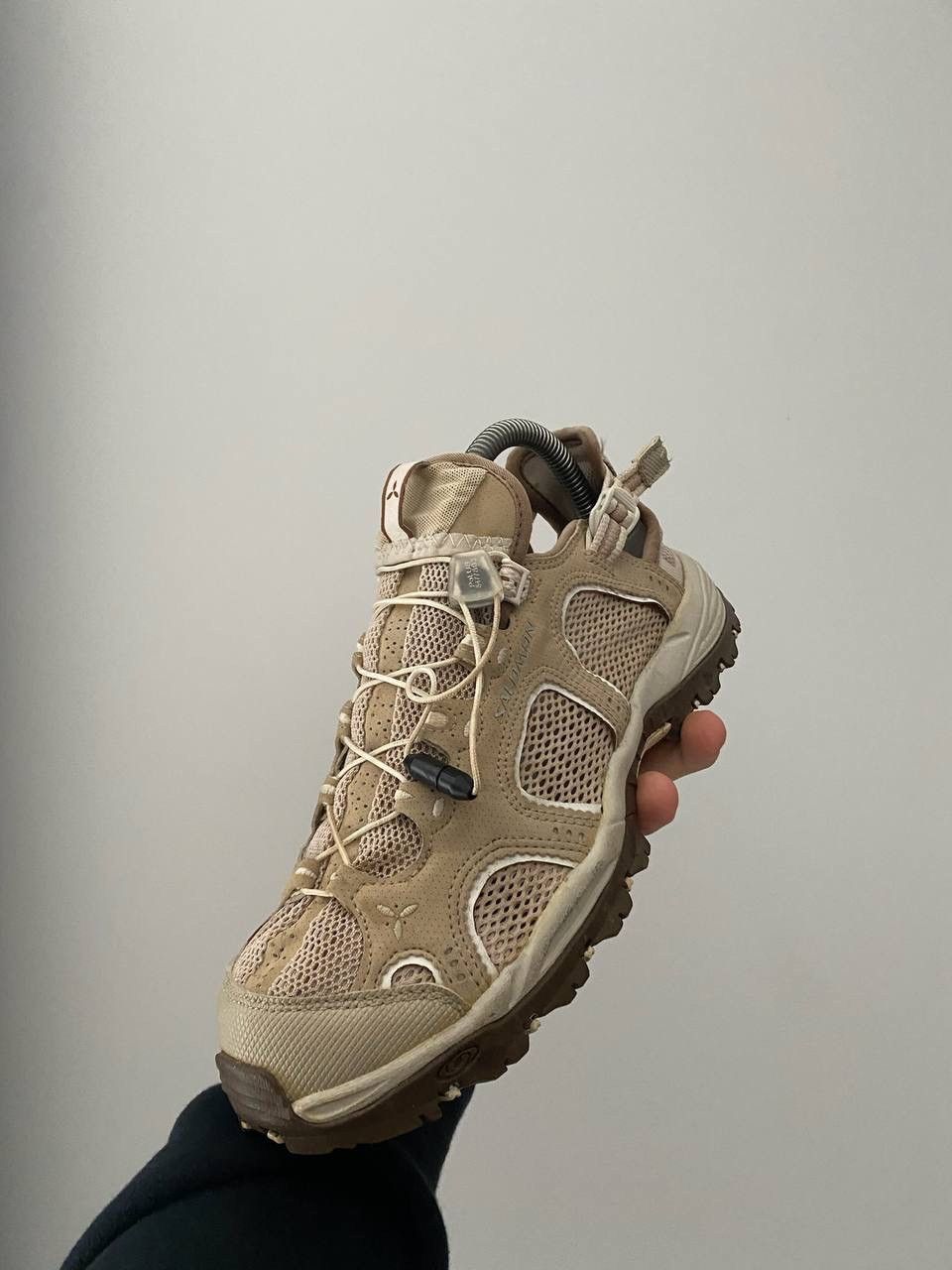 Vintage Salomon Mesh Techamphibian Tracking Shoes Y2K US 8