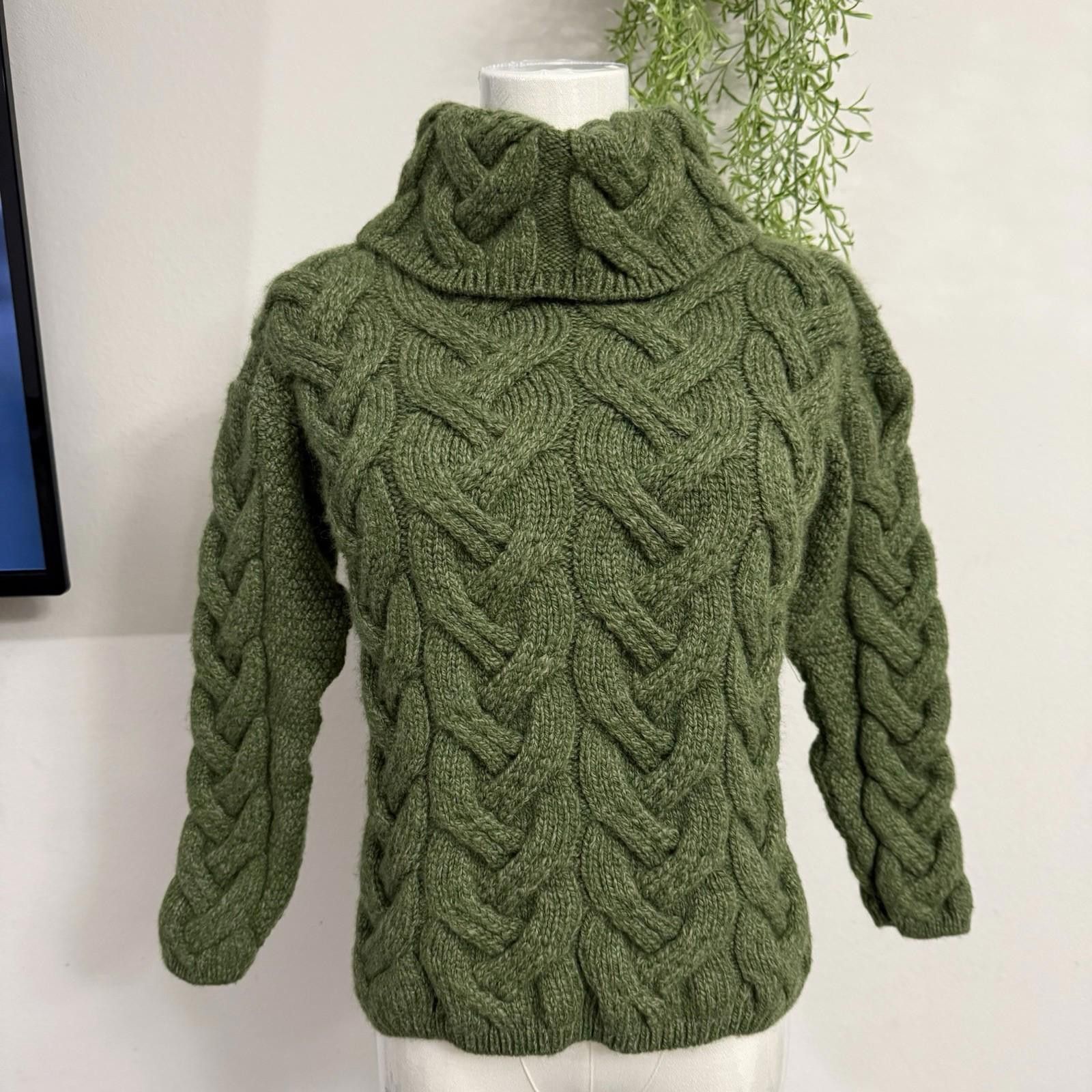 Other Aran italy Merino Merino Sweater Cowl Neck wool xs Size XS / US 0-2 / IT 36-38 - 1 Thumbnail