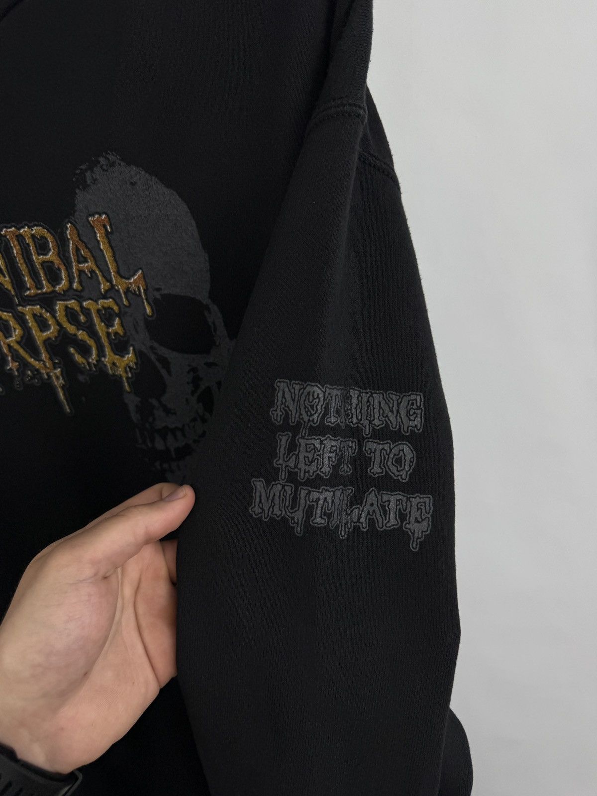 Band Tees 🇺🇸 Vintage 2004 Cannibal Corpse Nothing Left To Mutilate Hood Size US XL / EU 56 / 4 - 8 Thumbnail