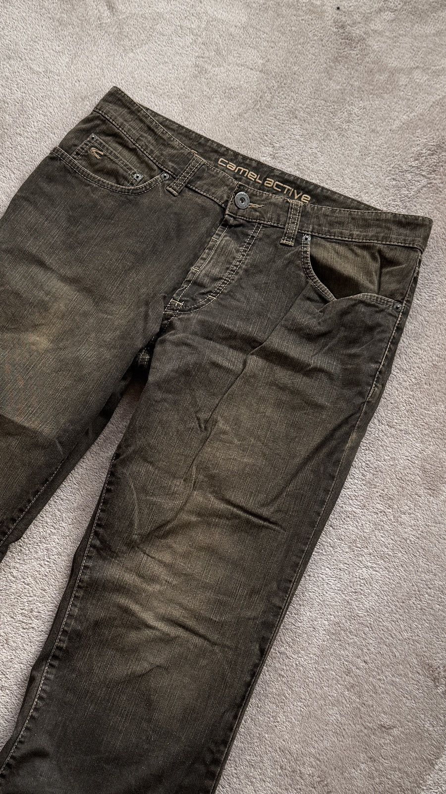 Japanese Brand Camel Active Vintage Washed Straight Jeans LGB if6was9 vibe Size US 32 / EU 48 - 3 Thumbnail