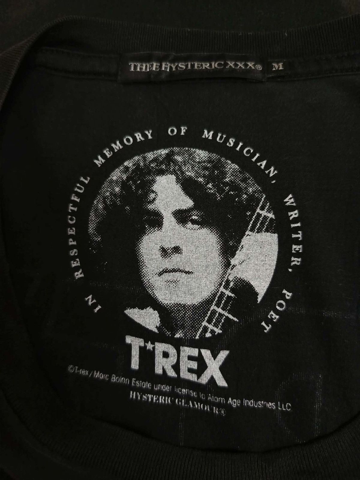Hysteric Glamour Hysteric Glamour x Marc Bolan T.Rex Tee Size US M / EU 48-50 / 2 - 6 Thumbnail