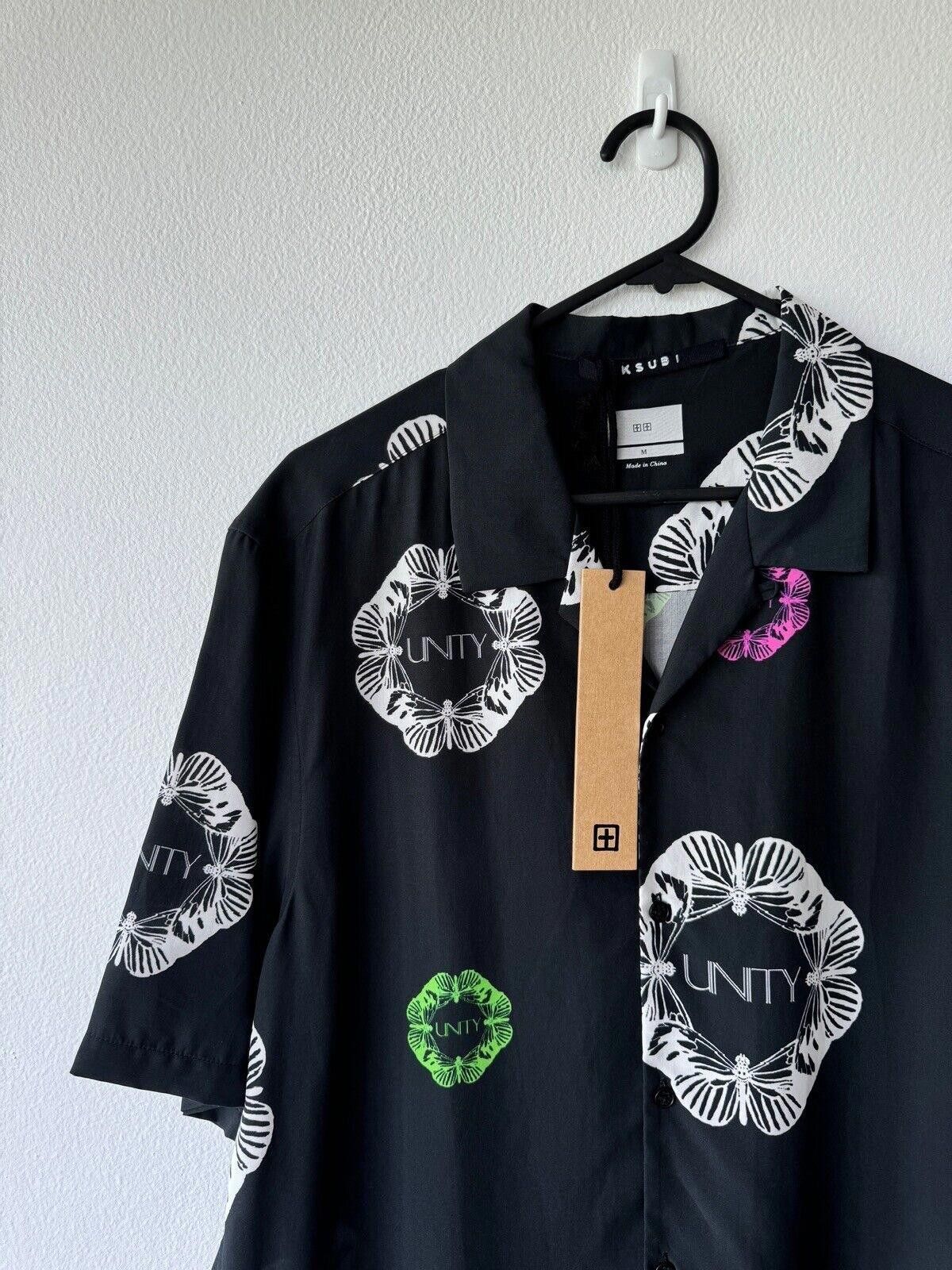 Ksubi new ksubi medium m short sleeve shirt resort UNITYFLY black Size US M / EU 48-50 / 2 - 2 Thumbnail