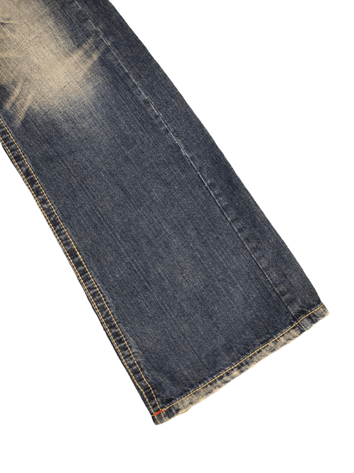 Le Grande Bleu (L.G.B.) Flare Jeans 5 Japan Distress Faded Low Rise Boot Cut Y2k Goa Size US 28 / EU 44 - 8 Thumbnail