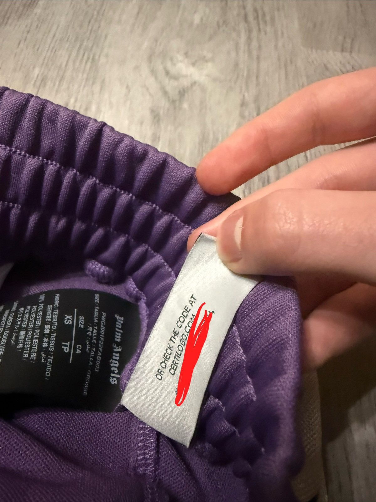 Palm Angels Palm Angels Pants Track Purple Size US 29 - 8 Thumbnail