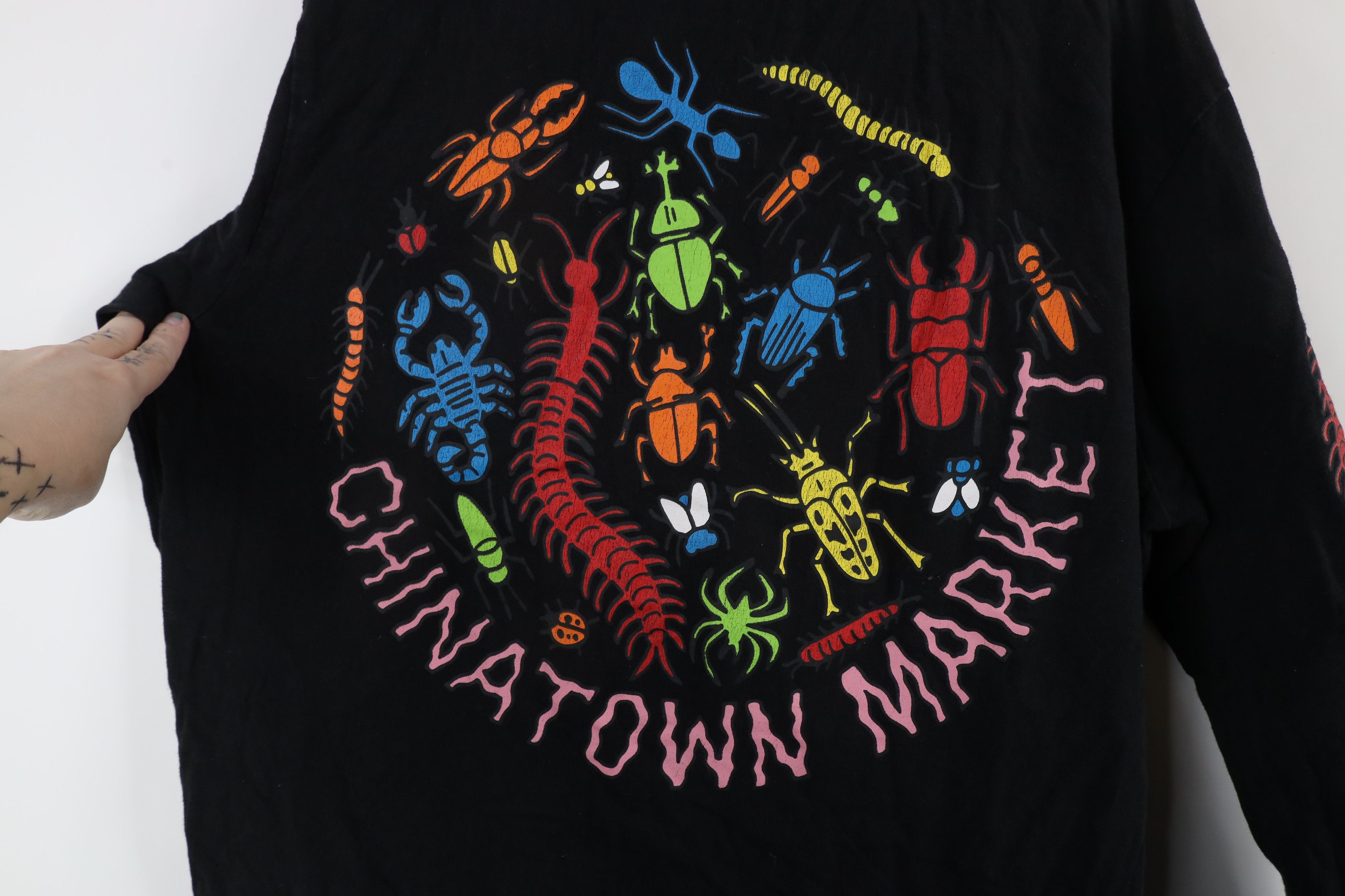 Market × Vintage Chinatown Market Streetwear Out Bugs Long Sleeve T-Shirt Size US L / EU 52-54 / 3 - 11 Thumbnail