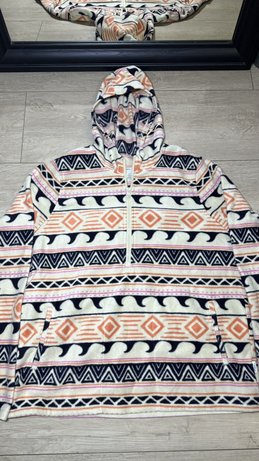 O'Neill O’Neill Fleece Hoodie Half Zip Aztec Pullover Size L / US 10 / IT 46 - 4 Thumbnail
